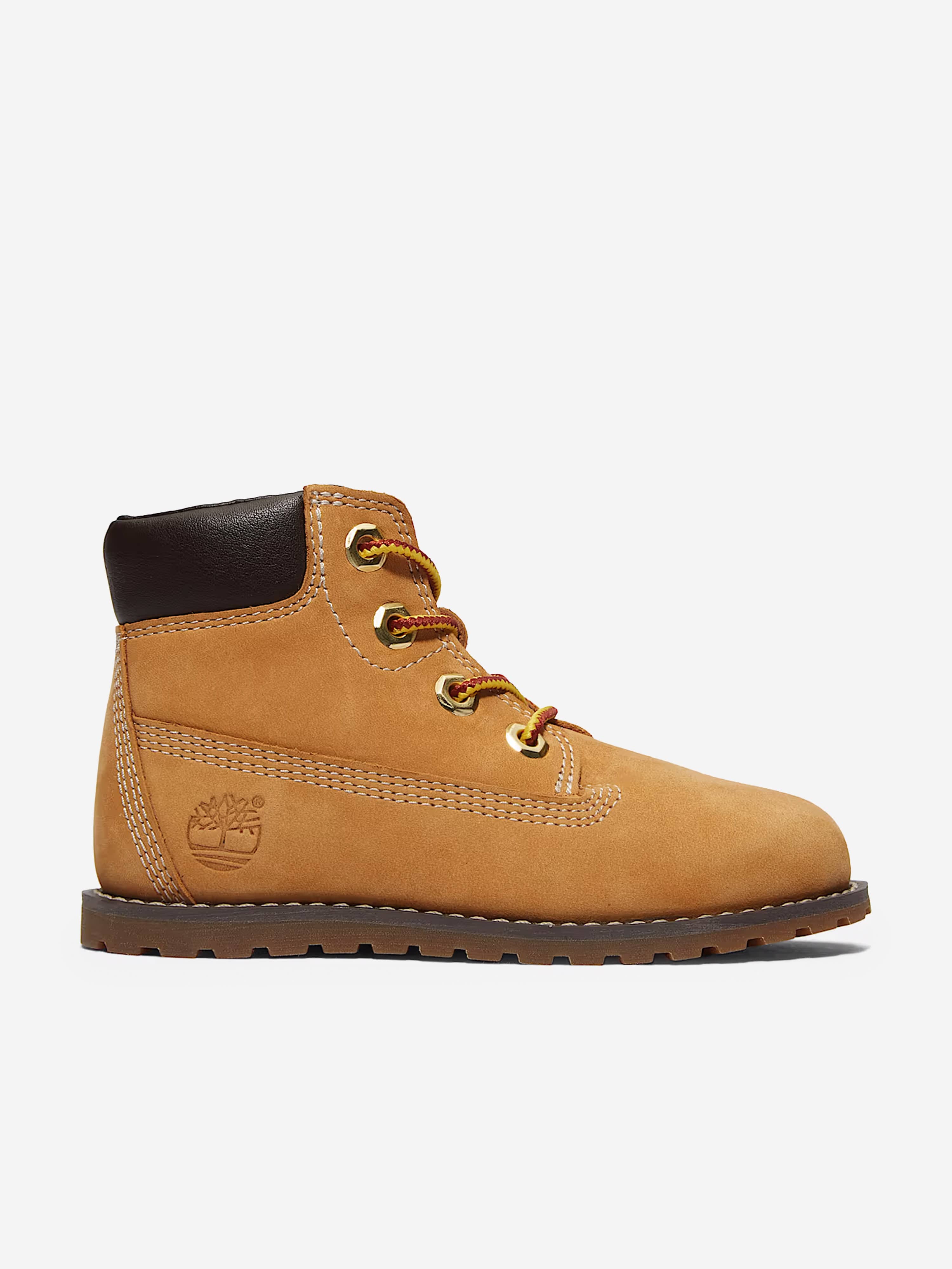 Timberland Kids Mid Lace-Up Boots in Beige | Childsplay Clothing