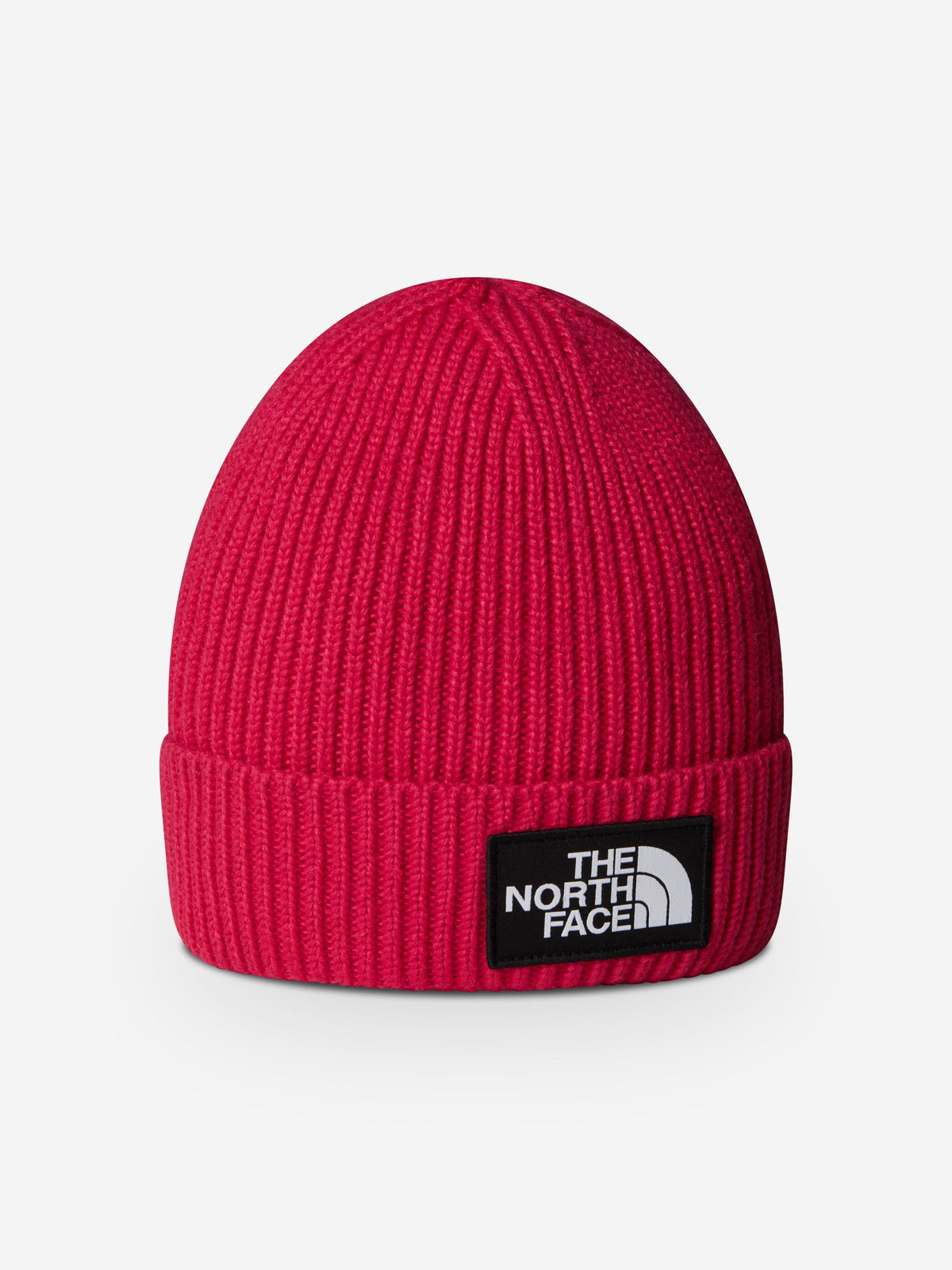The North Face Pink Cuffed Beanie with Logo Patch Kids main image 4
