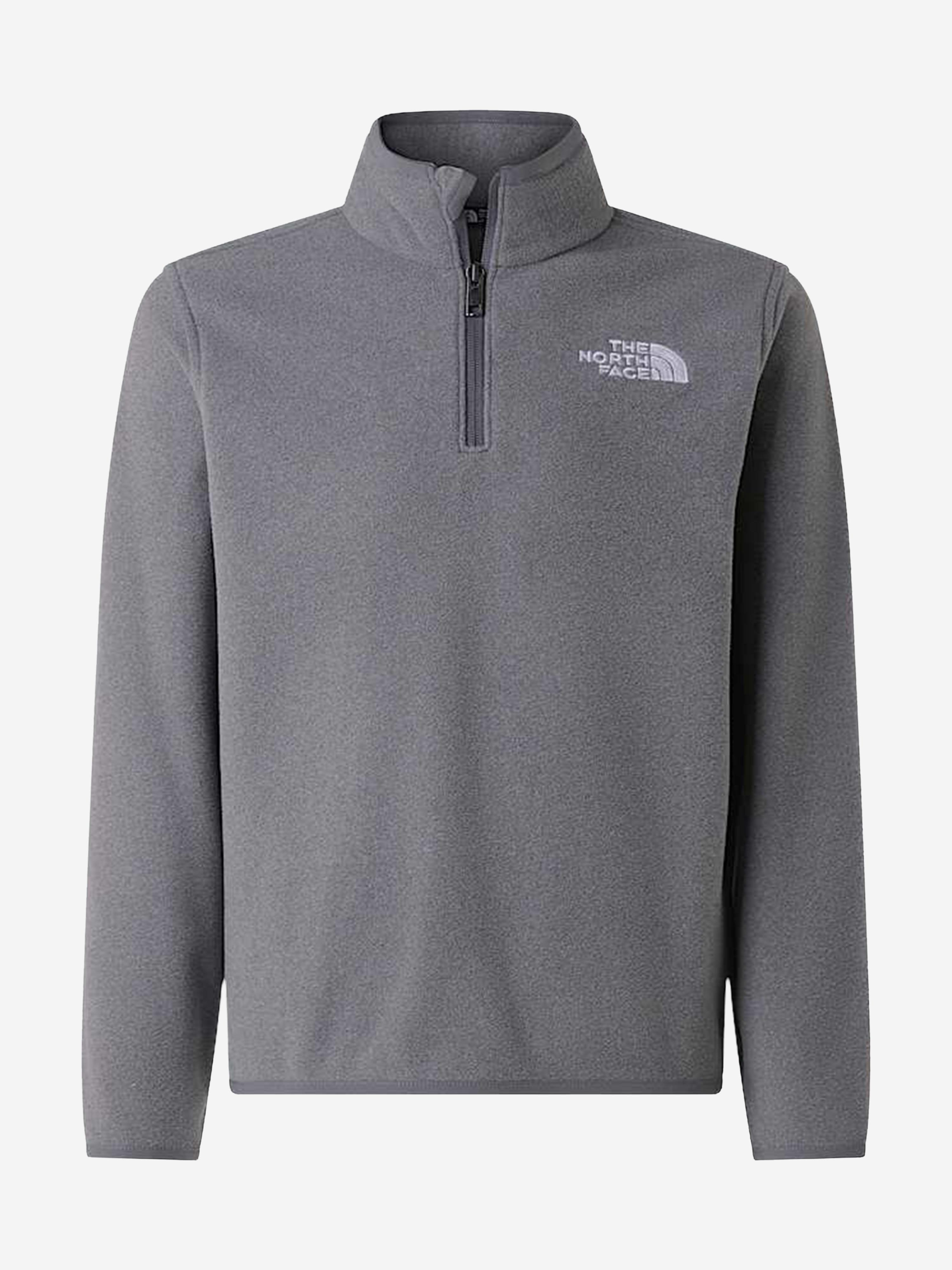 The North Face Kids Glacier 1/4 Zip Pullover in Grey | Childsplay