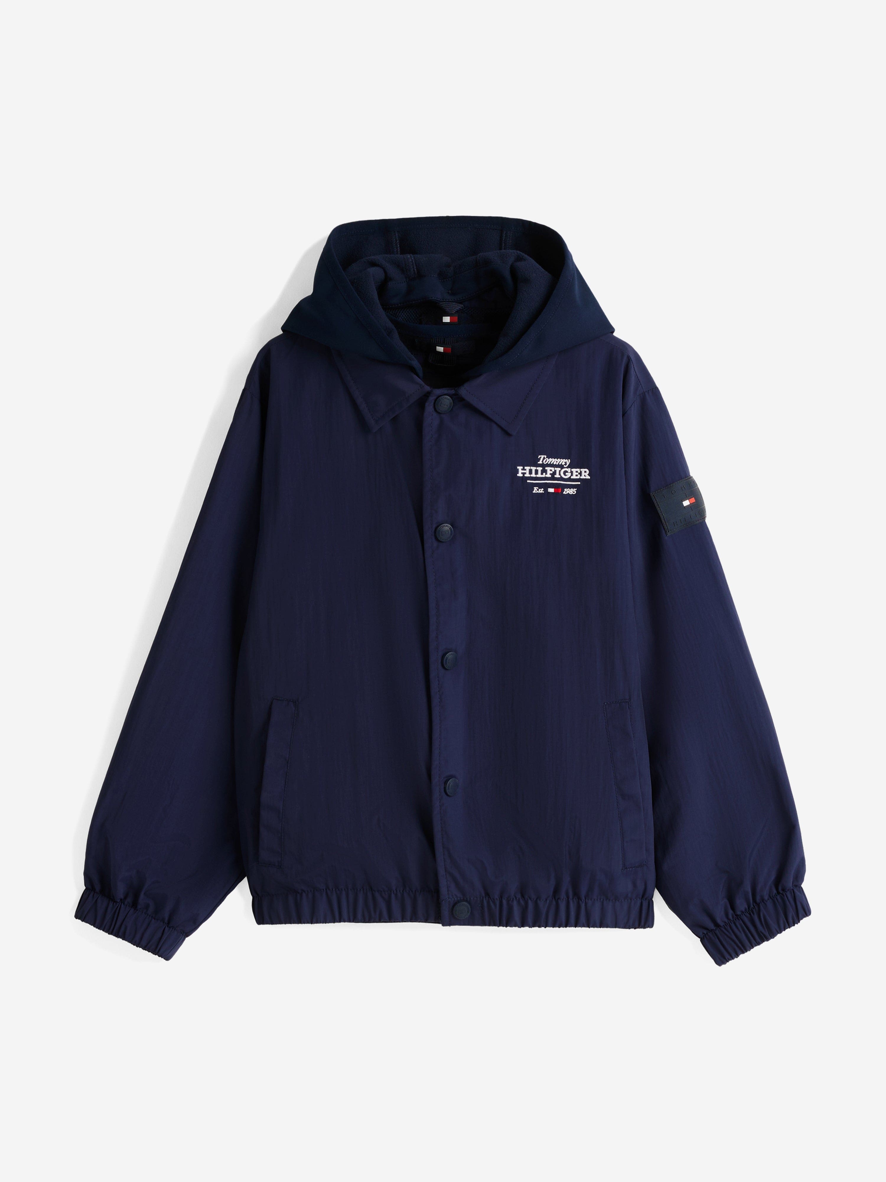 Tommy Hilfiger Tommy Hilfiger Boys Coach in Jacket in Black