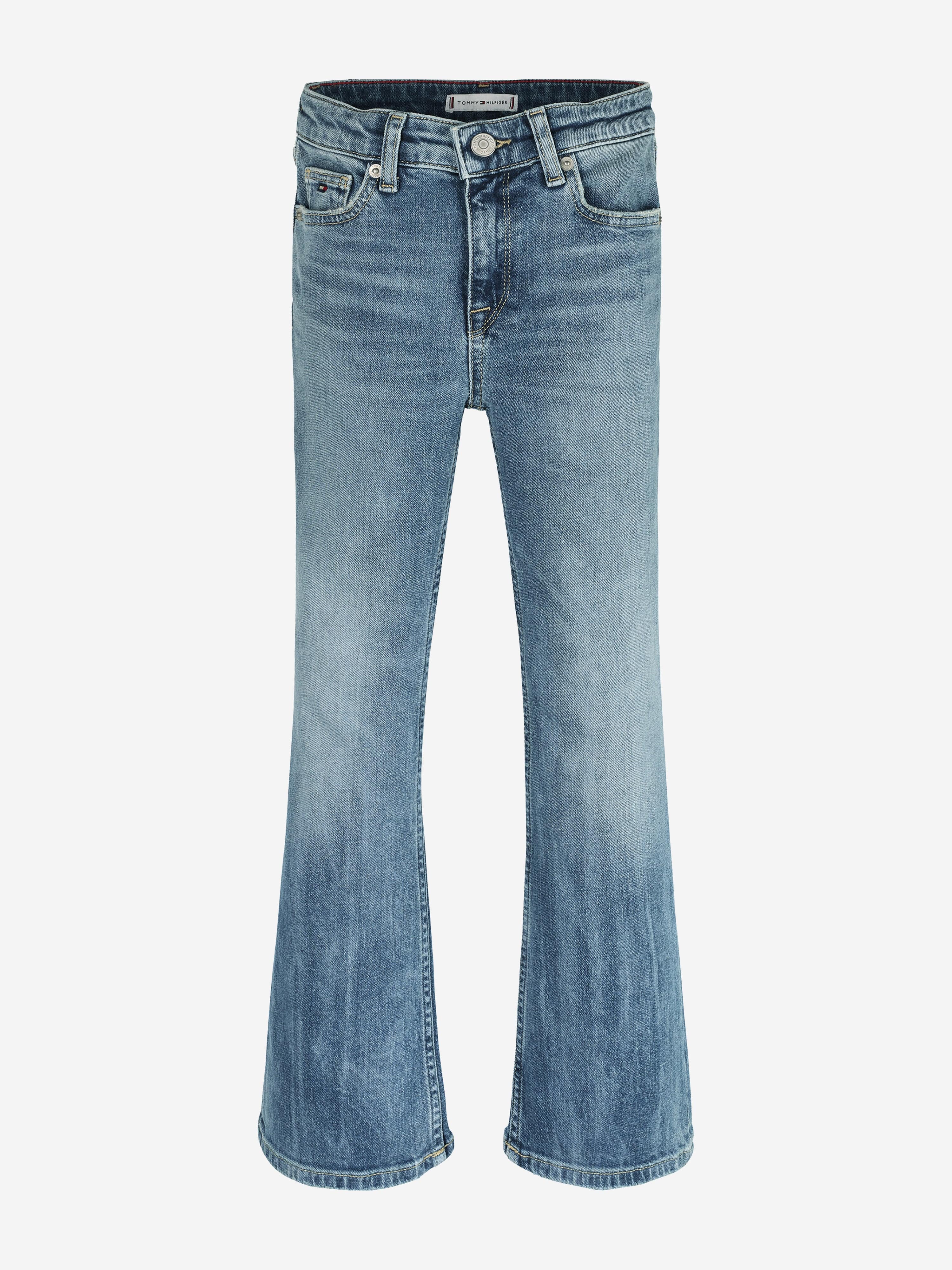 Tommy Hilfiger Girls Vintage Flared Jeans in Blue