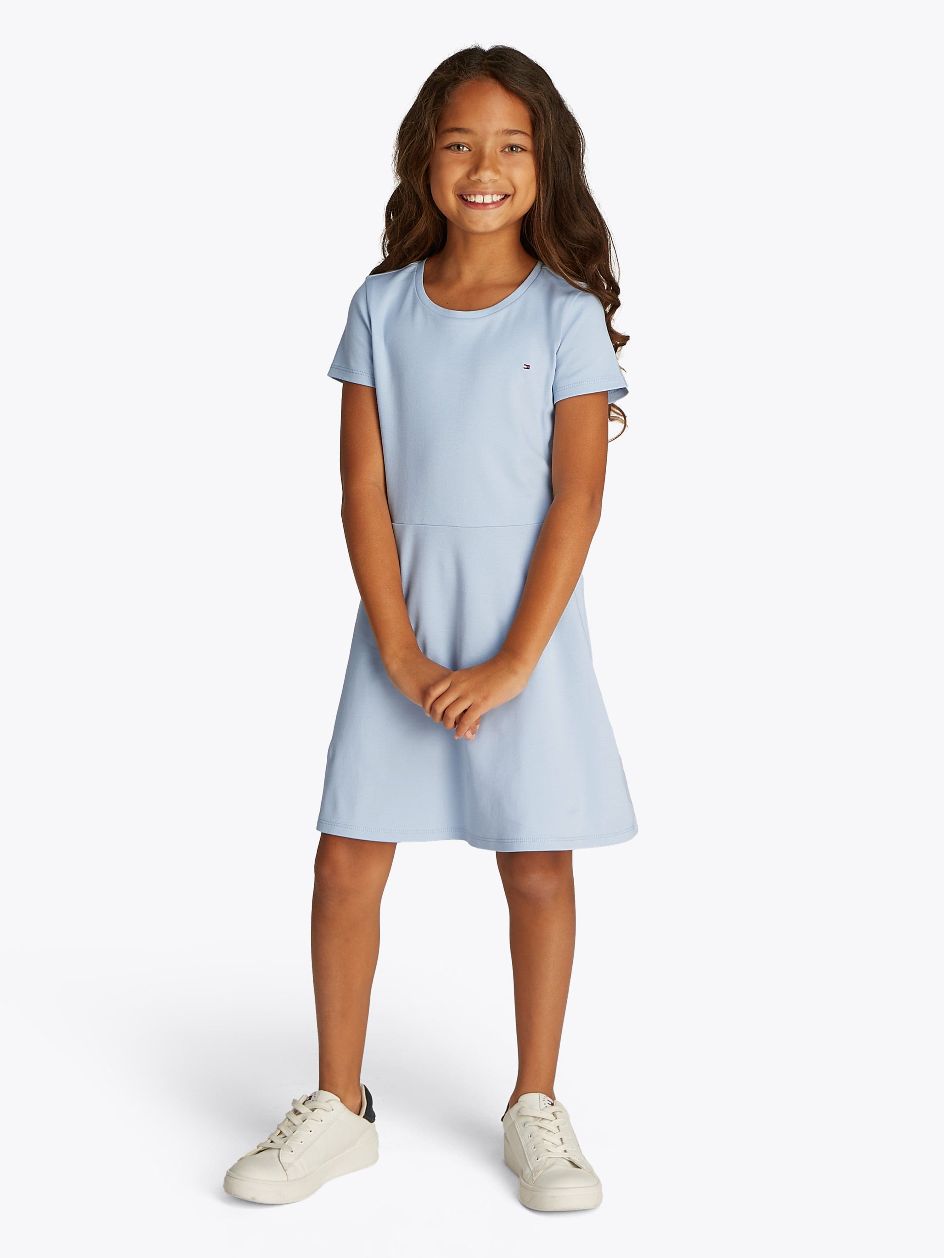 tommy hilfiger skater dress Tommy Jeans Linen-Blend Skater Dress