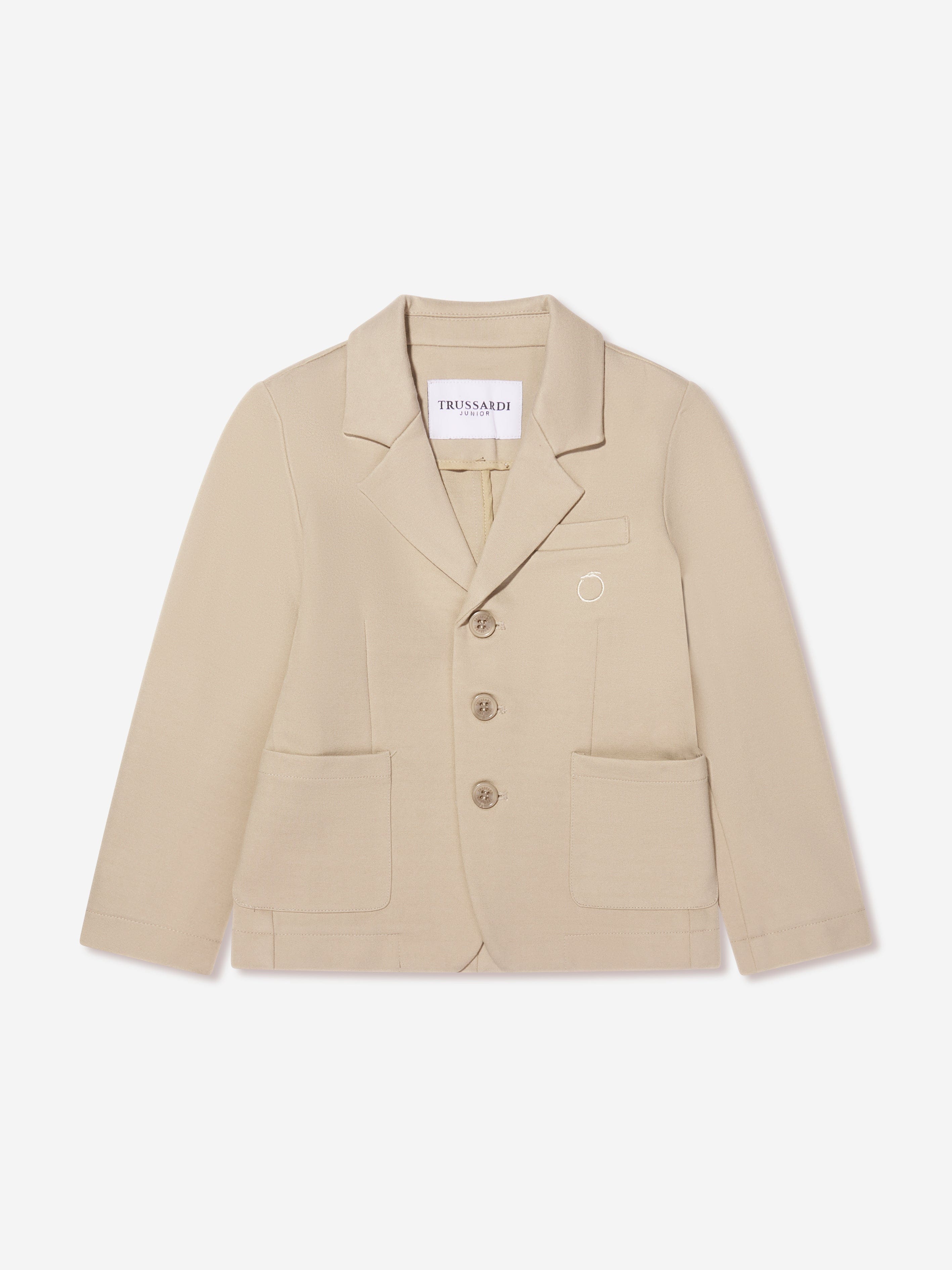 Trussardi Trussardi Boys Theoden Jacket in Beige Childsplay Clothing