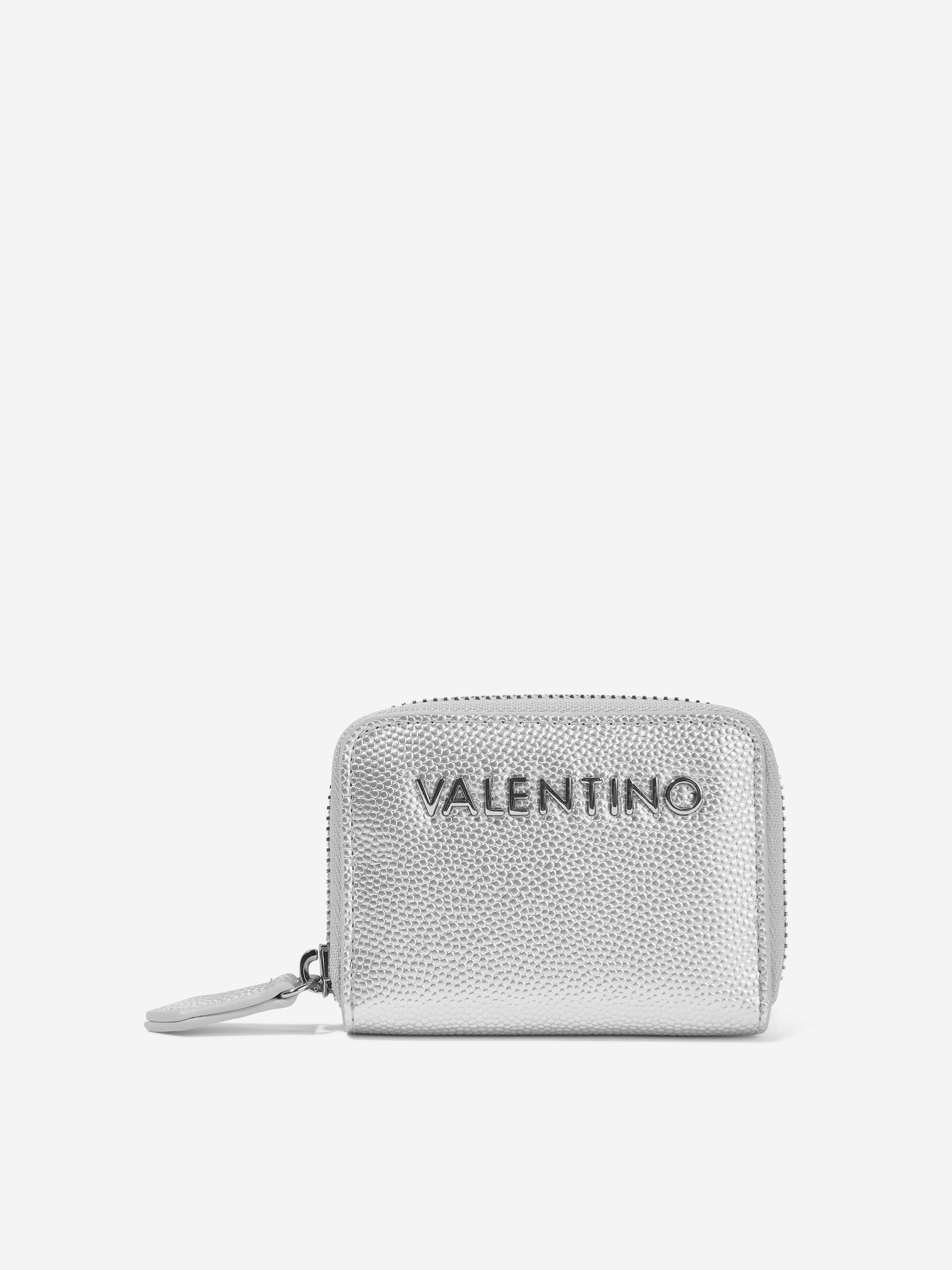 Porte-monnaie - VALENTINO - Divina Zip Around Wallet - Argenté - 19x10x4 cm - Femme argenté - Bagagerie - Maroquinerie Porte-monnaie - VALENTINO - Divina Zip Around Wallet - Argenté - 19x10x4 cm - Femme argenté - Bagagerie - Maroquinerie