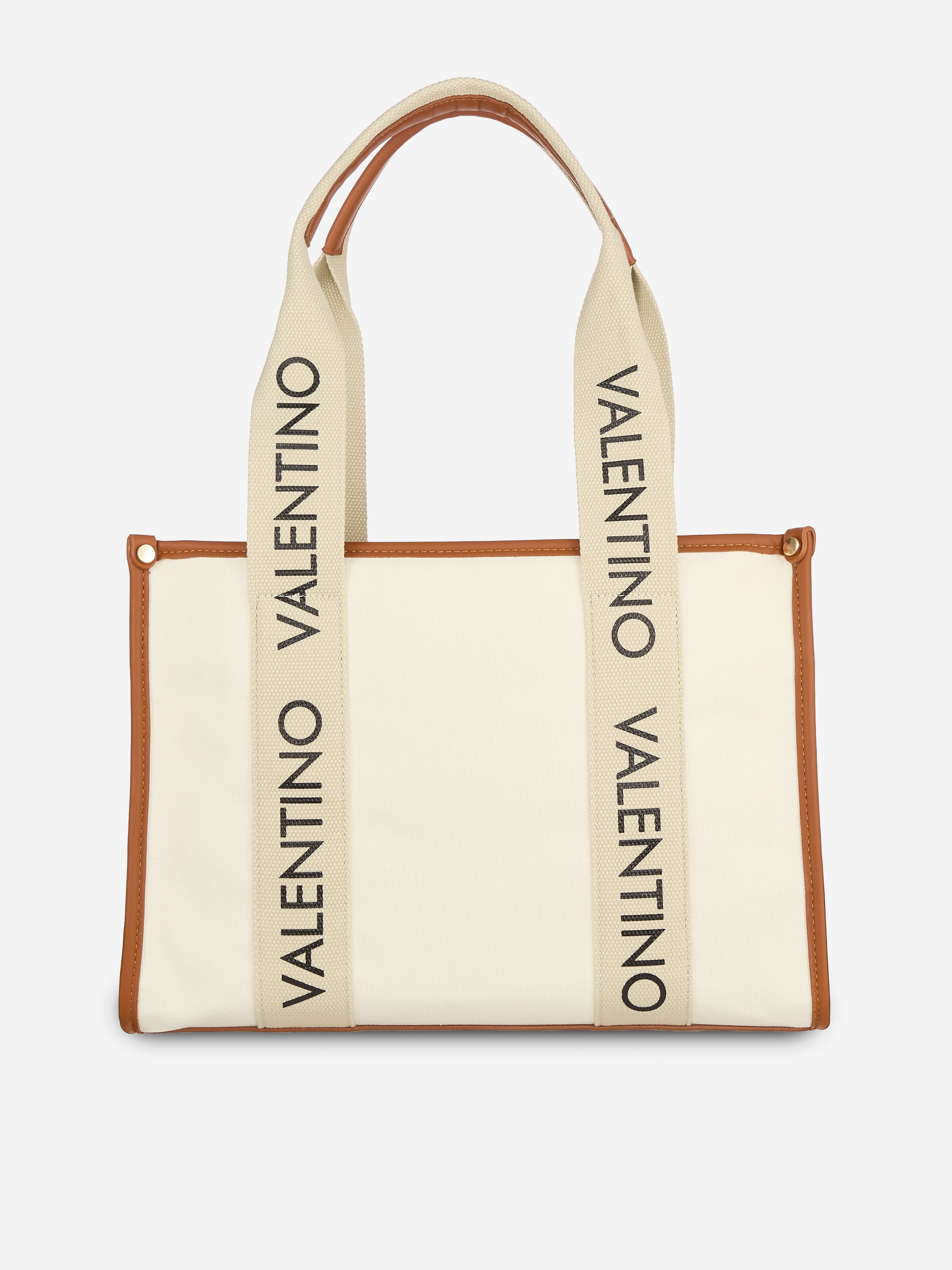 Candle Valentino Logo Tote Bag Valentino Bags Candle Tan Shopper