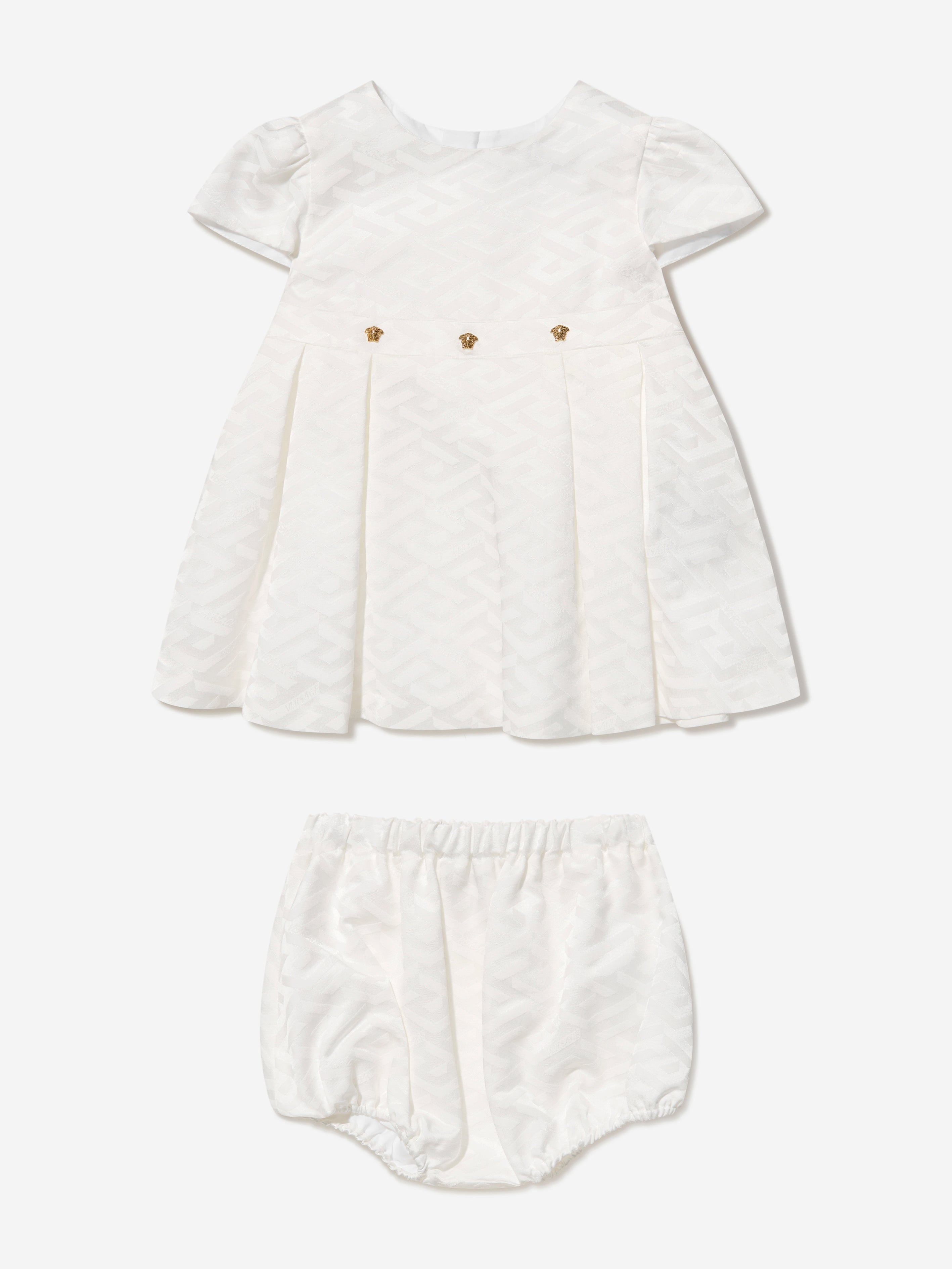 Baby Girls Dress And Bloomers Set