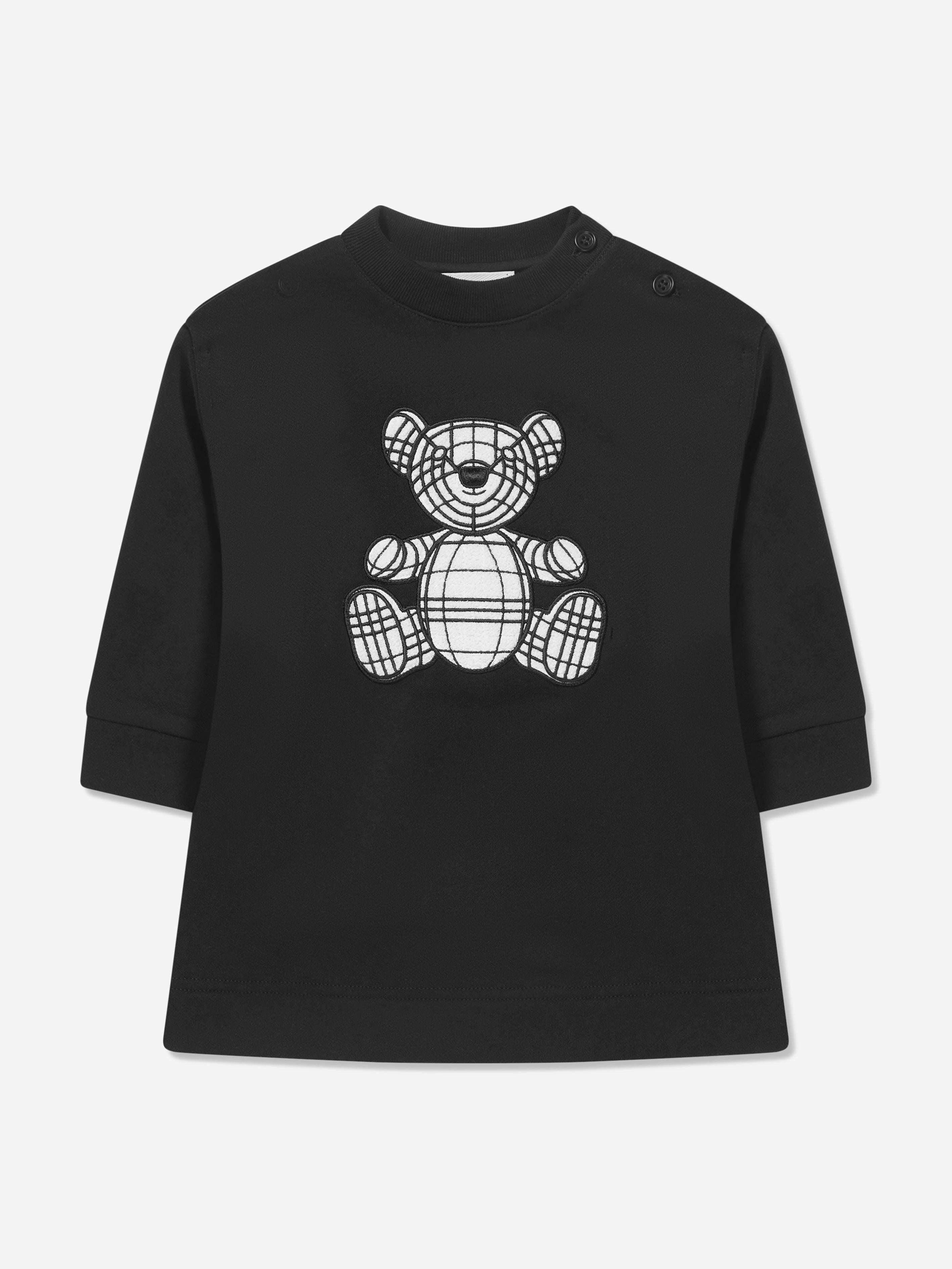 Burberry Baby Girls Long Sleeve Mini Talbot Dress In Black 6 Mths Burberry Baby Girls Long Sleeve Mini Talbot Dress In Black 6 Mths
