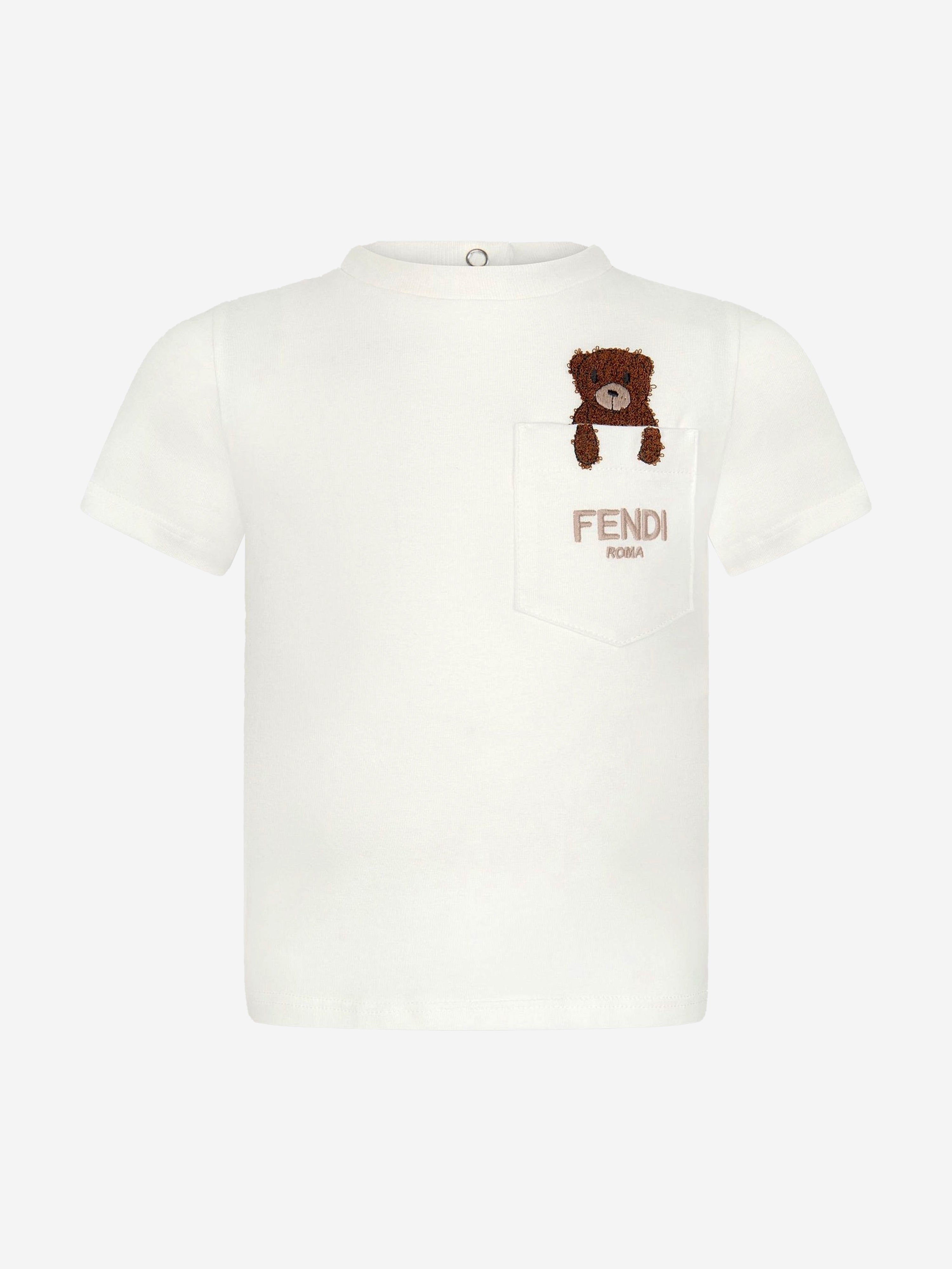FENDI KIDS, T-shirt avec peluche