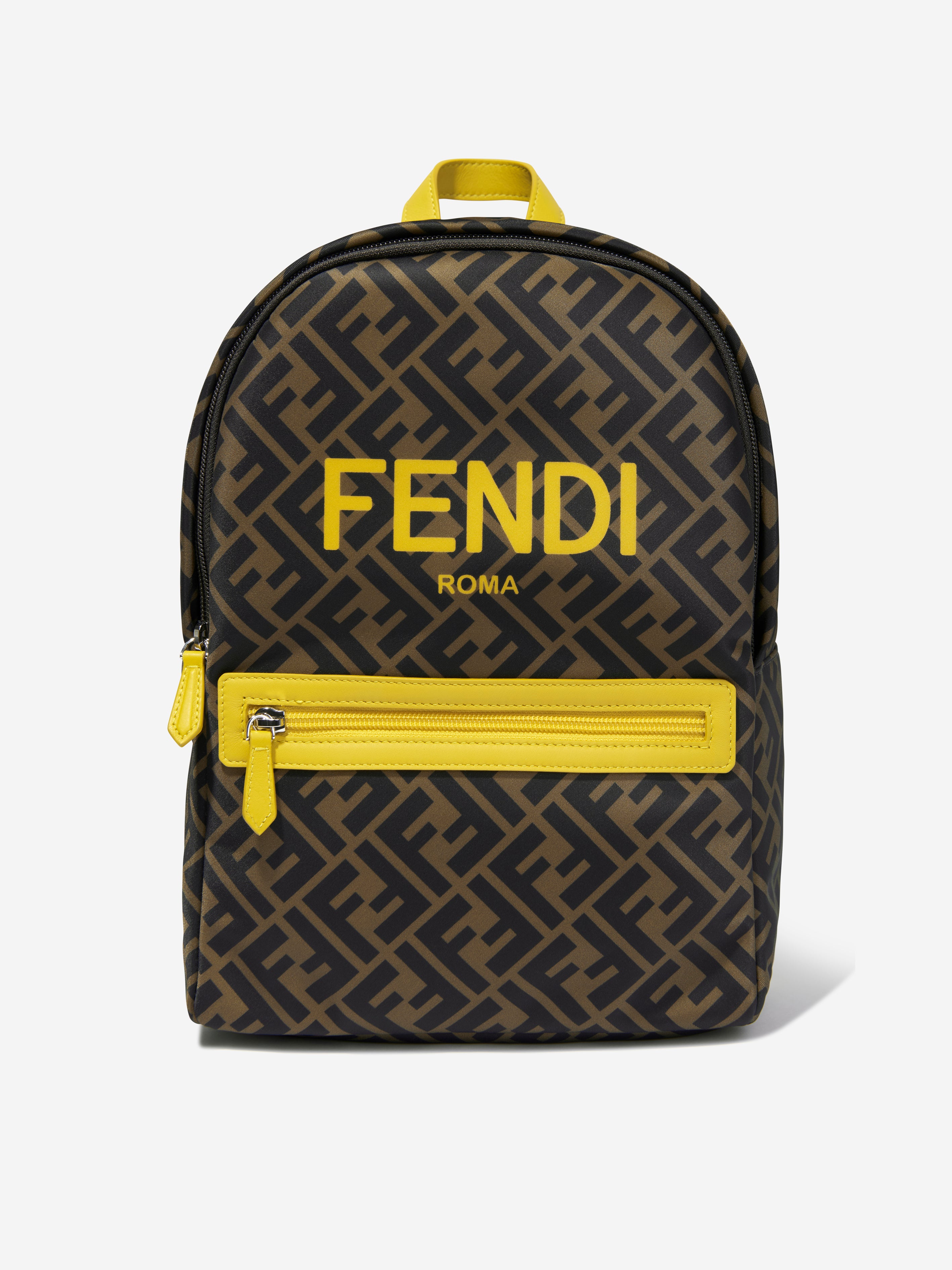 Fendi Kids FF Print Stroller - Brown - One Size