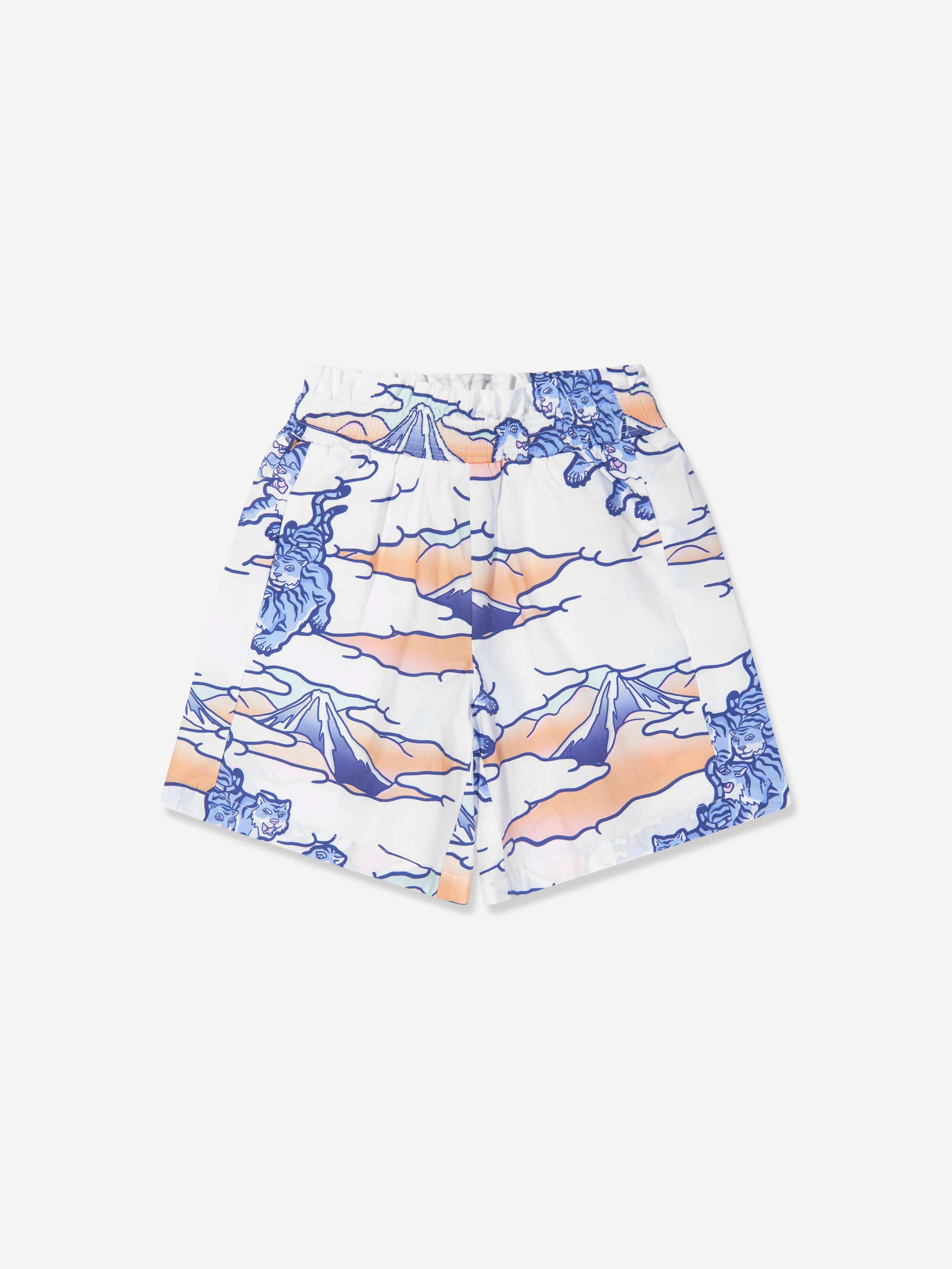 Mini Tiger Print Kids Short Wear main image 0