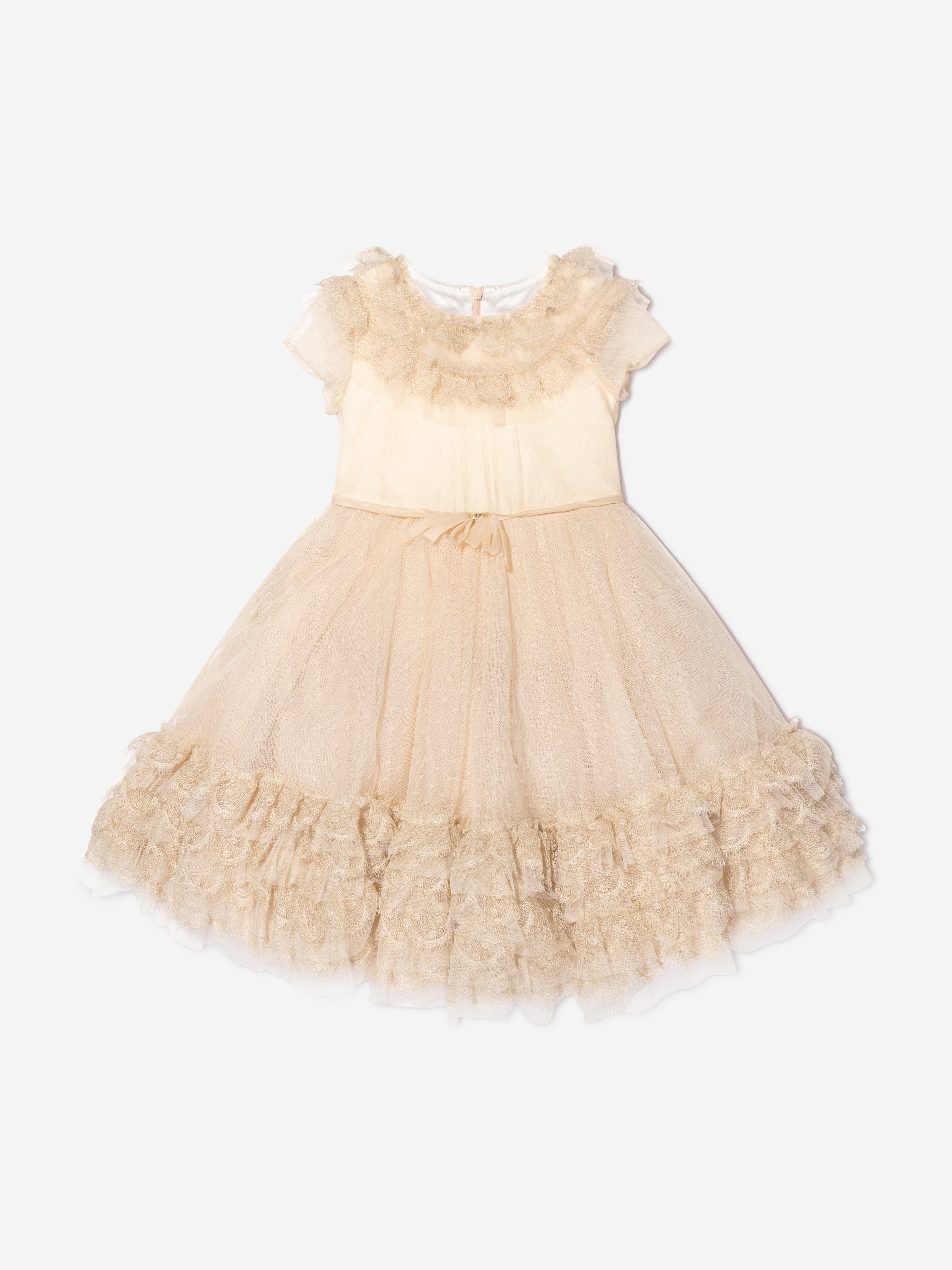 marchesa white and gold dress Marchesa Bridesmaids Novara Gown - Dove Grey - White main image 1