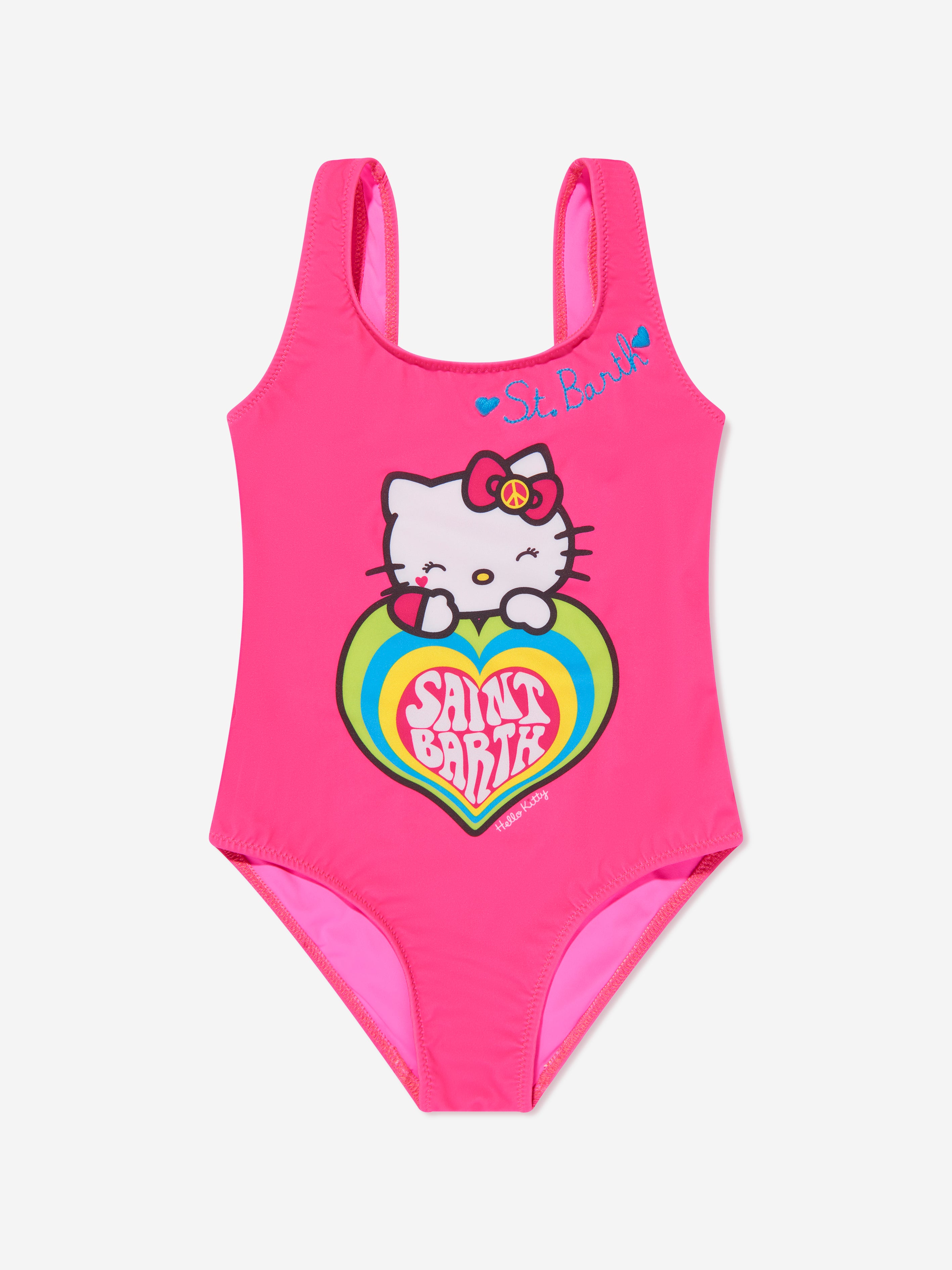 Girl's HELLO KITTY by Sanrio Swimsuit Bathing Suit Tie Dye 7/8 NWT Top ONLY