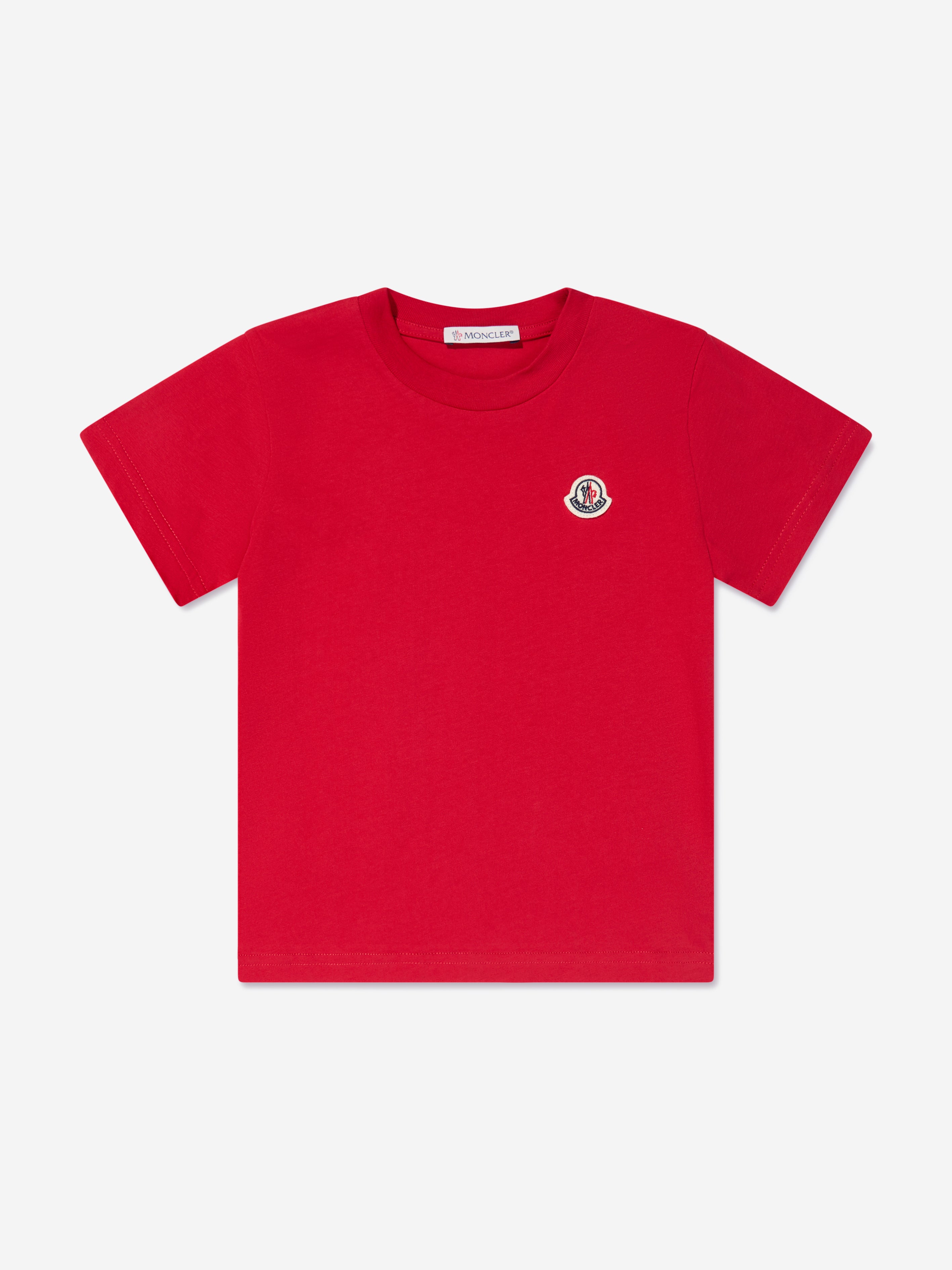 Moncler Enfant Moncler Enfant Kids Logo T-Shirt in Red 