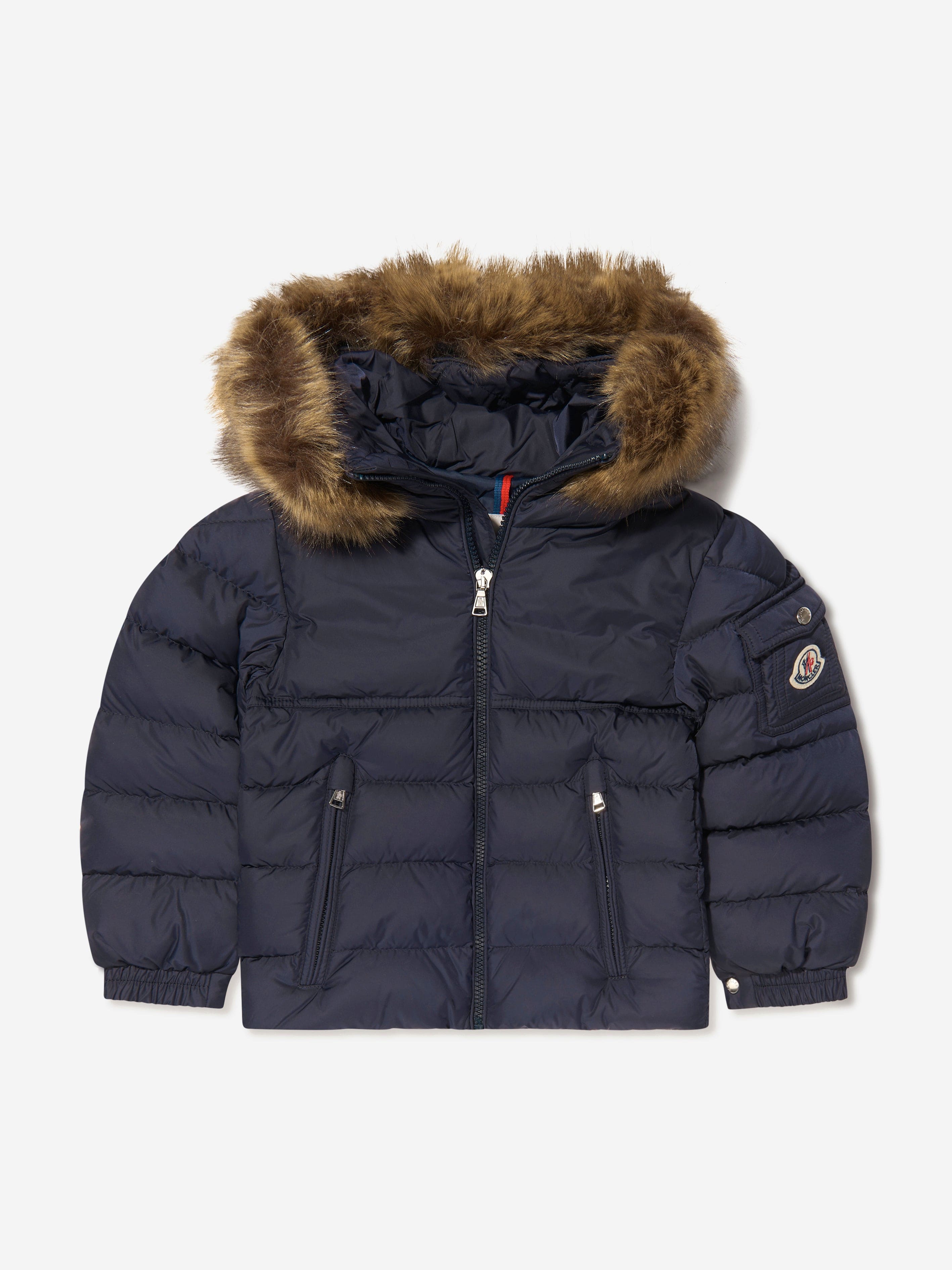Moncler Enfant - Boys Down Padded New Byron Fur Jacket  