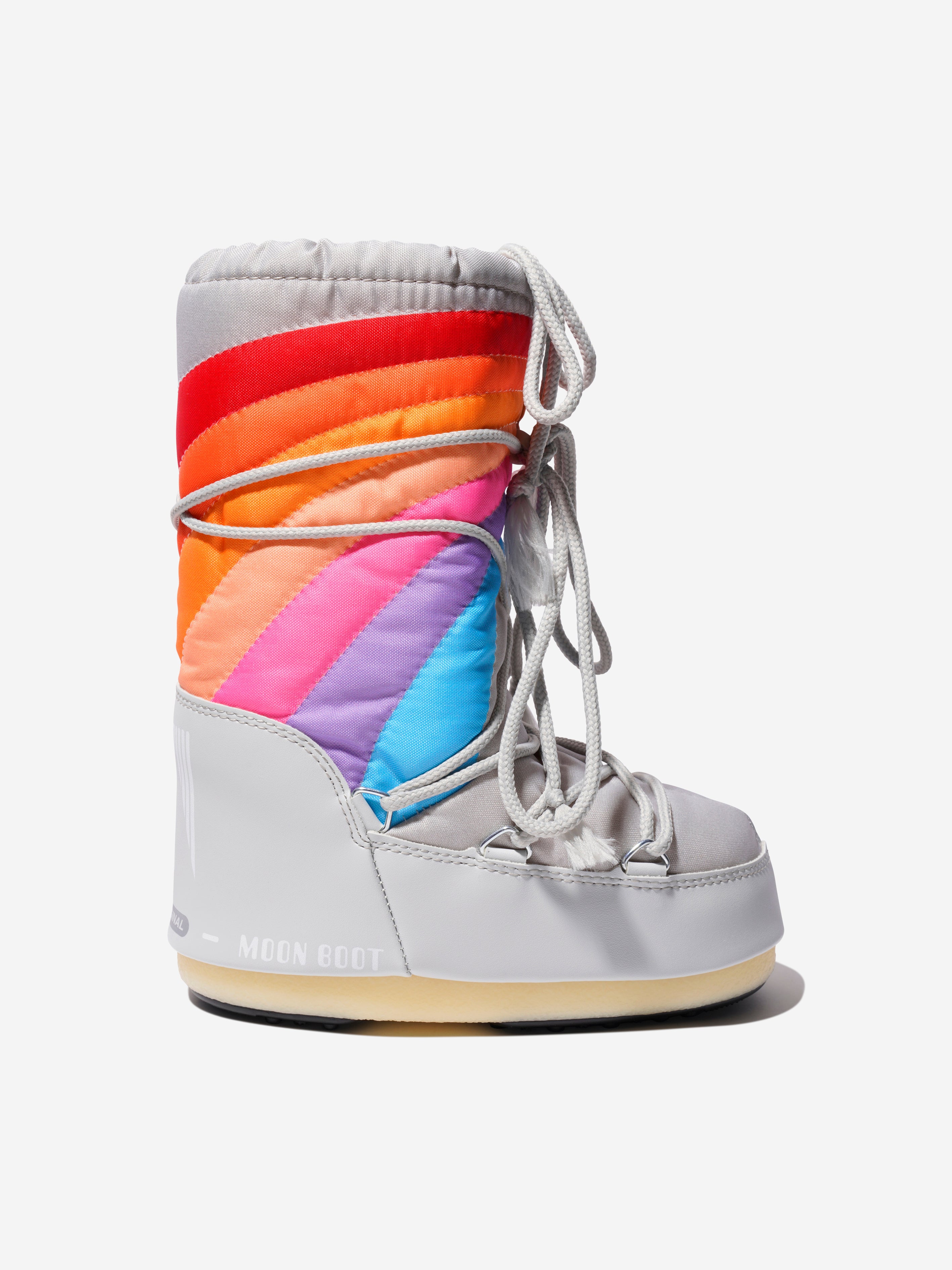 Moon Boot Kids Icon Rainbow Boots
