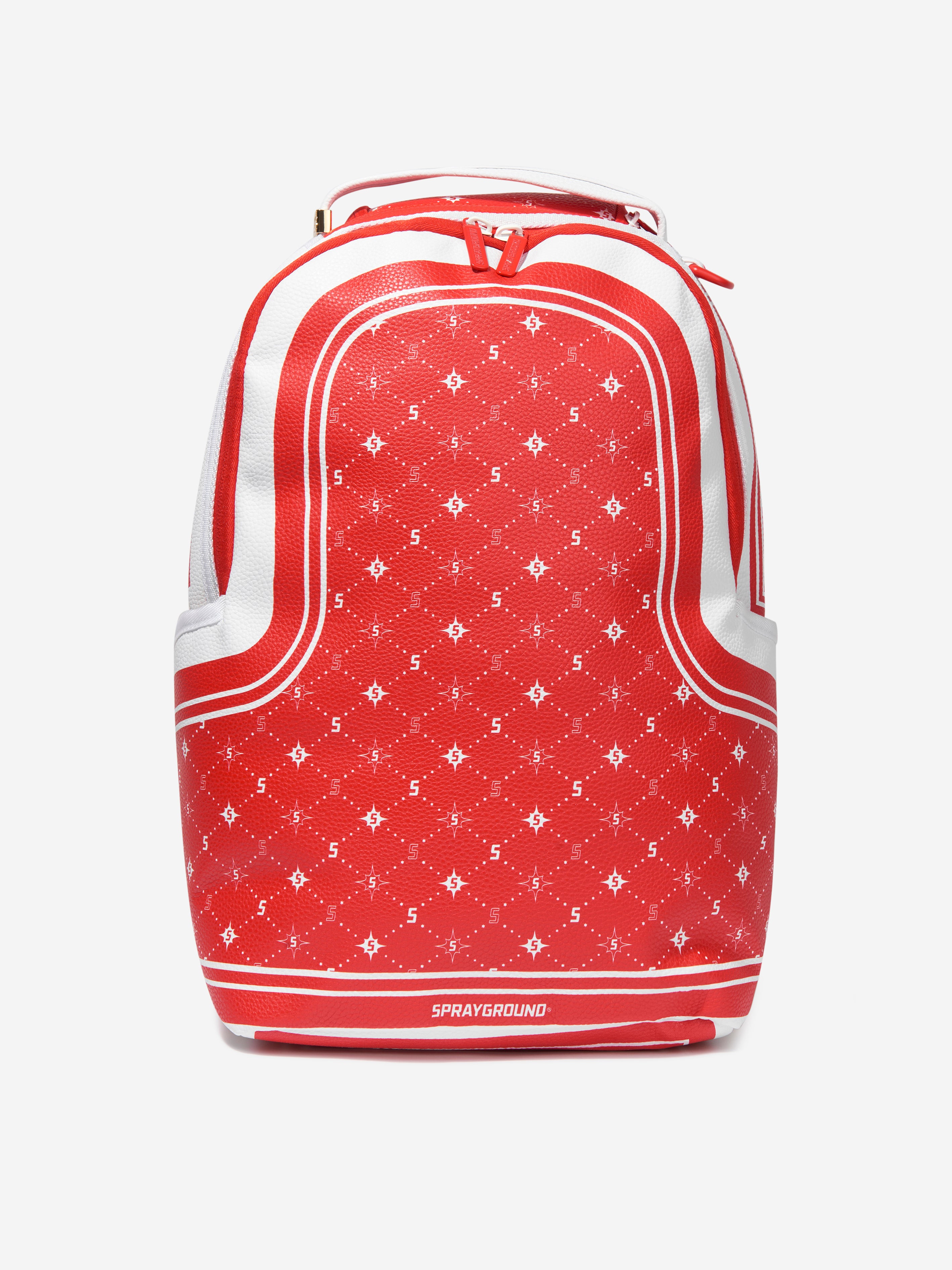sprayground backpack red