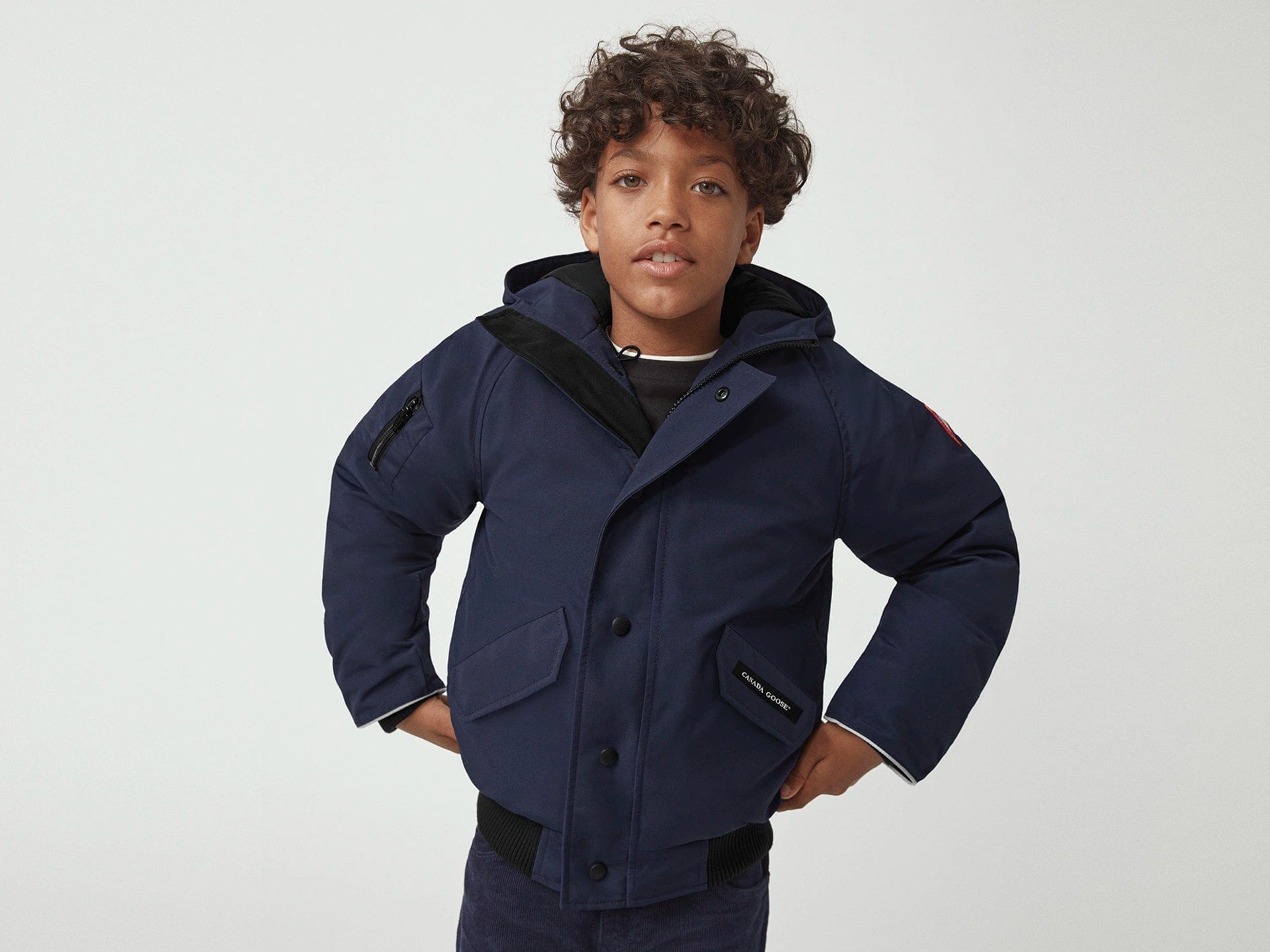 Canada Goose Kids Rundle Down Bomber Jacket Childsplay Clothing