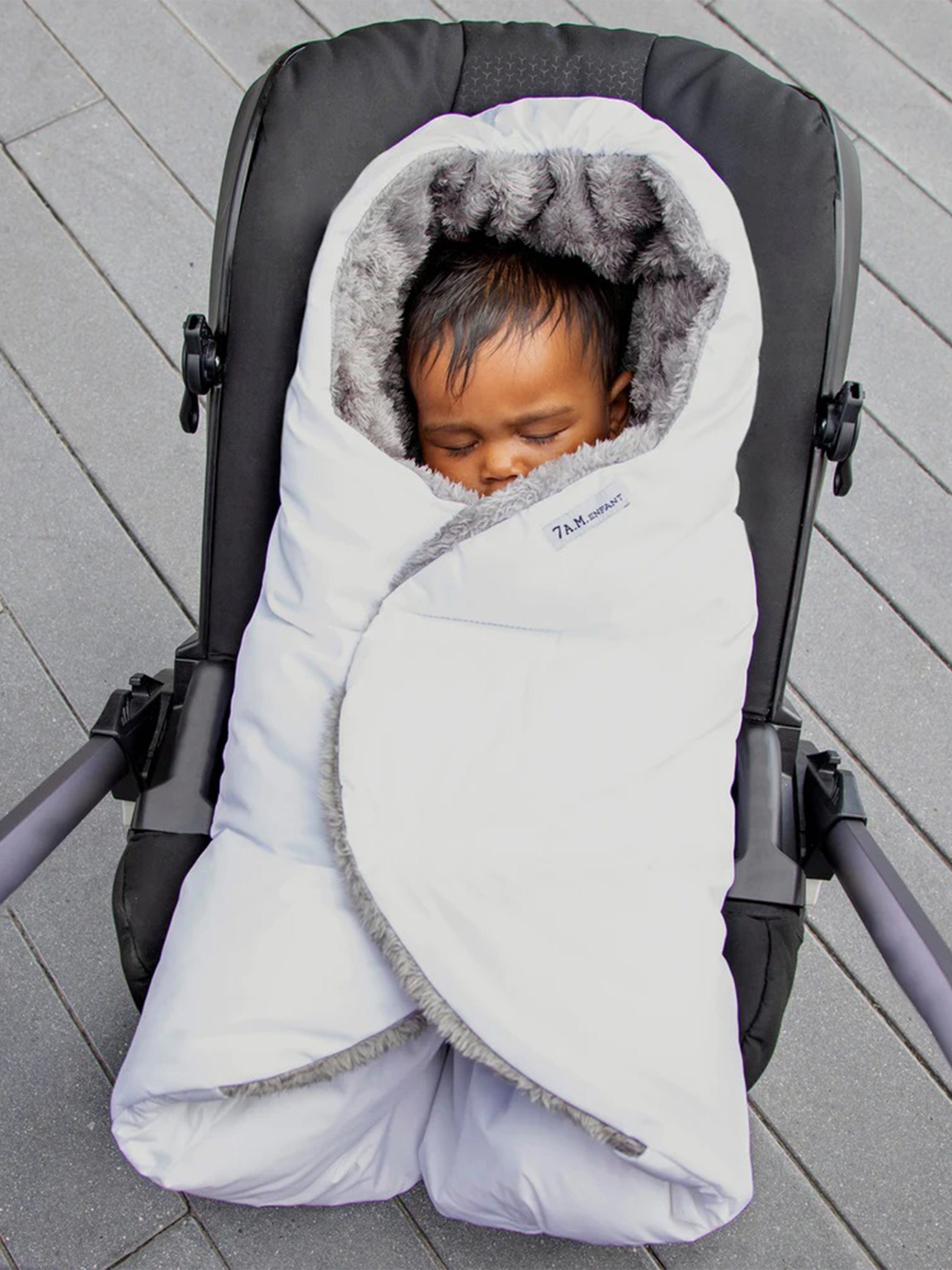 Baby Wrap 7am Enfant Nido Nido 7am Enfant Quilted Car Seat Wrap Unisex S (0m-6m) Baby