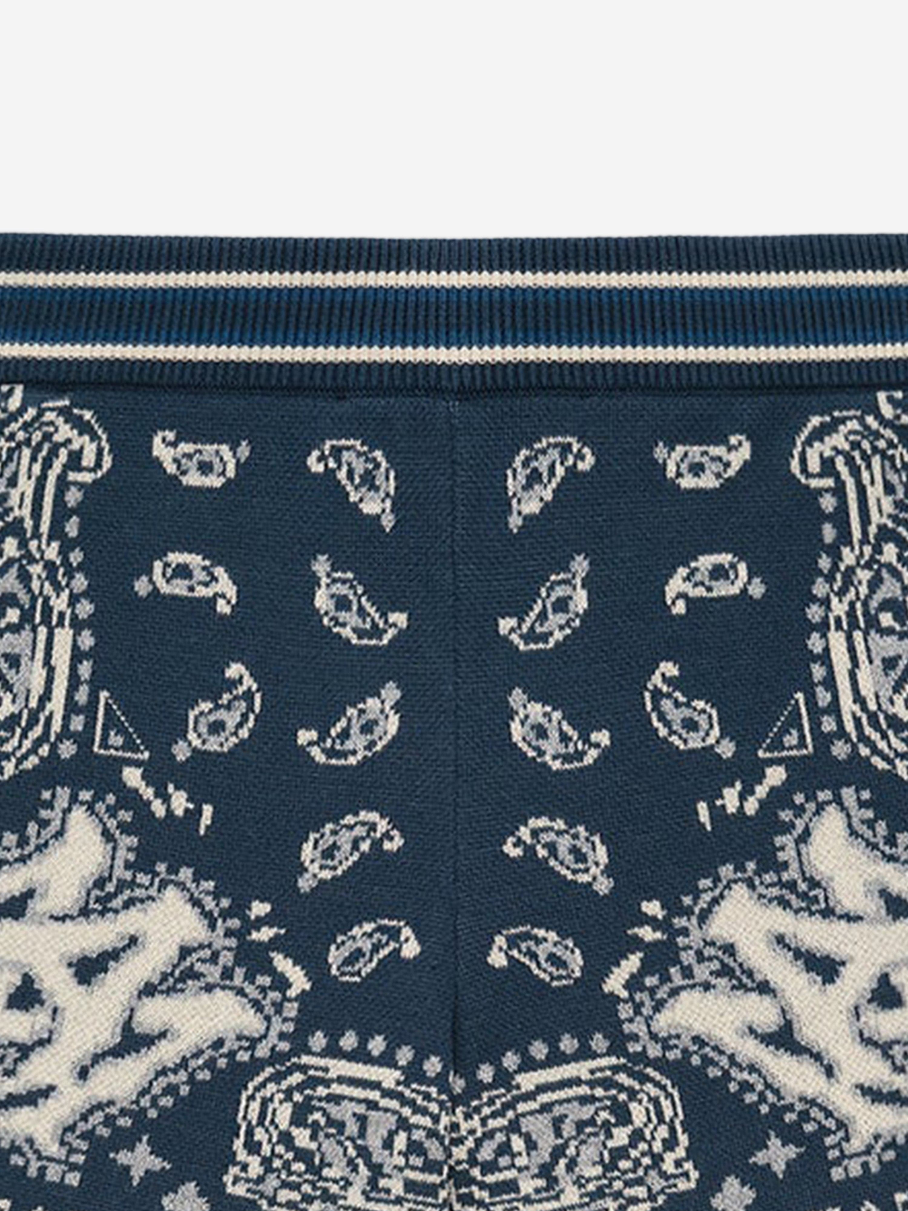 Amiri Boys Bandana Shorts in Navy | Childsplay Clothing