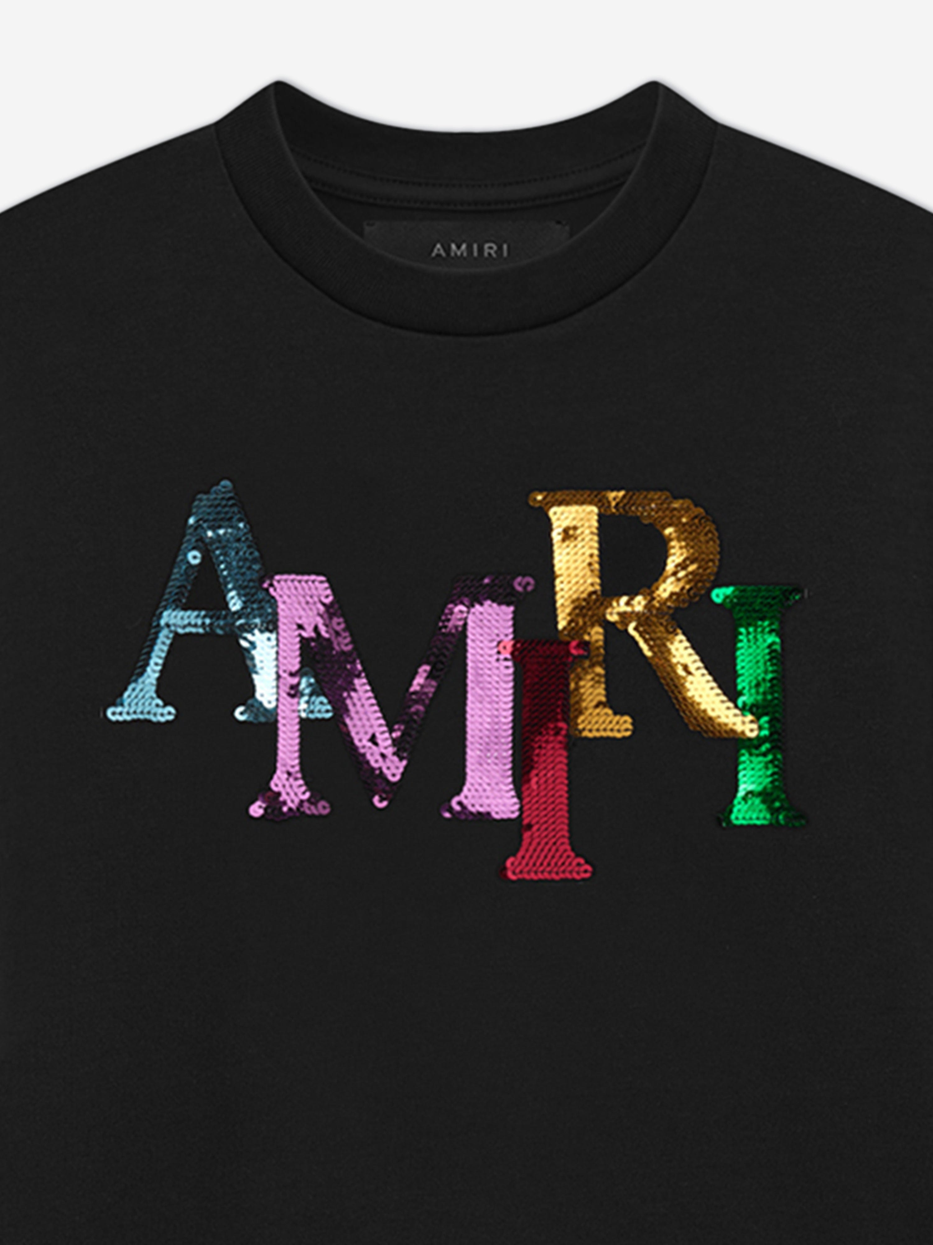 ☆AMIRI/アミリ sequin-embellished long-sleeve shirt/スパンコール 