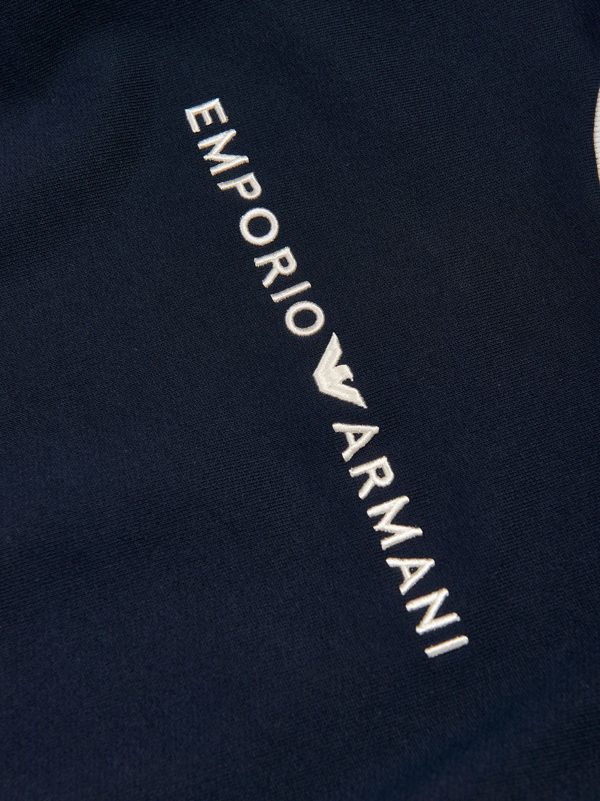 Emporio Armani Boys Logo Sweatshirt in Navy | Childsplay Clothing