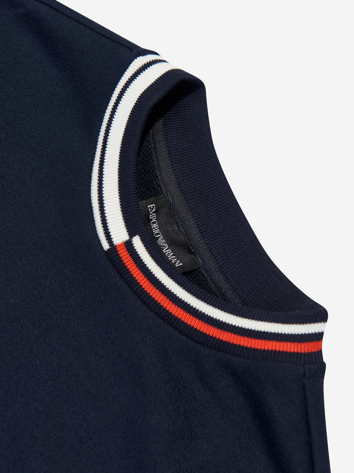 Emporio Armani Boys Logo Sweatshirt in Navy | Childsplay Clothing