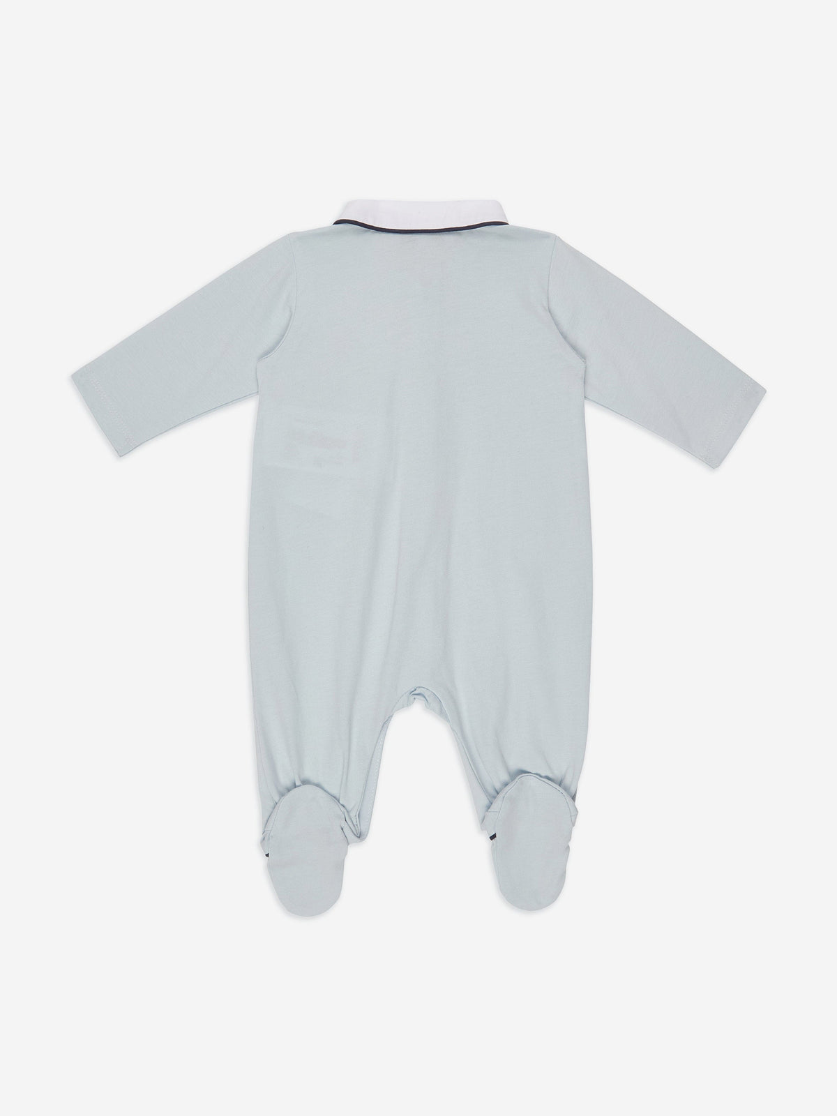 Emporio Armani Baby Boys Babygrow Set in Blue | Childsplay Clothing