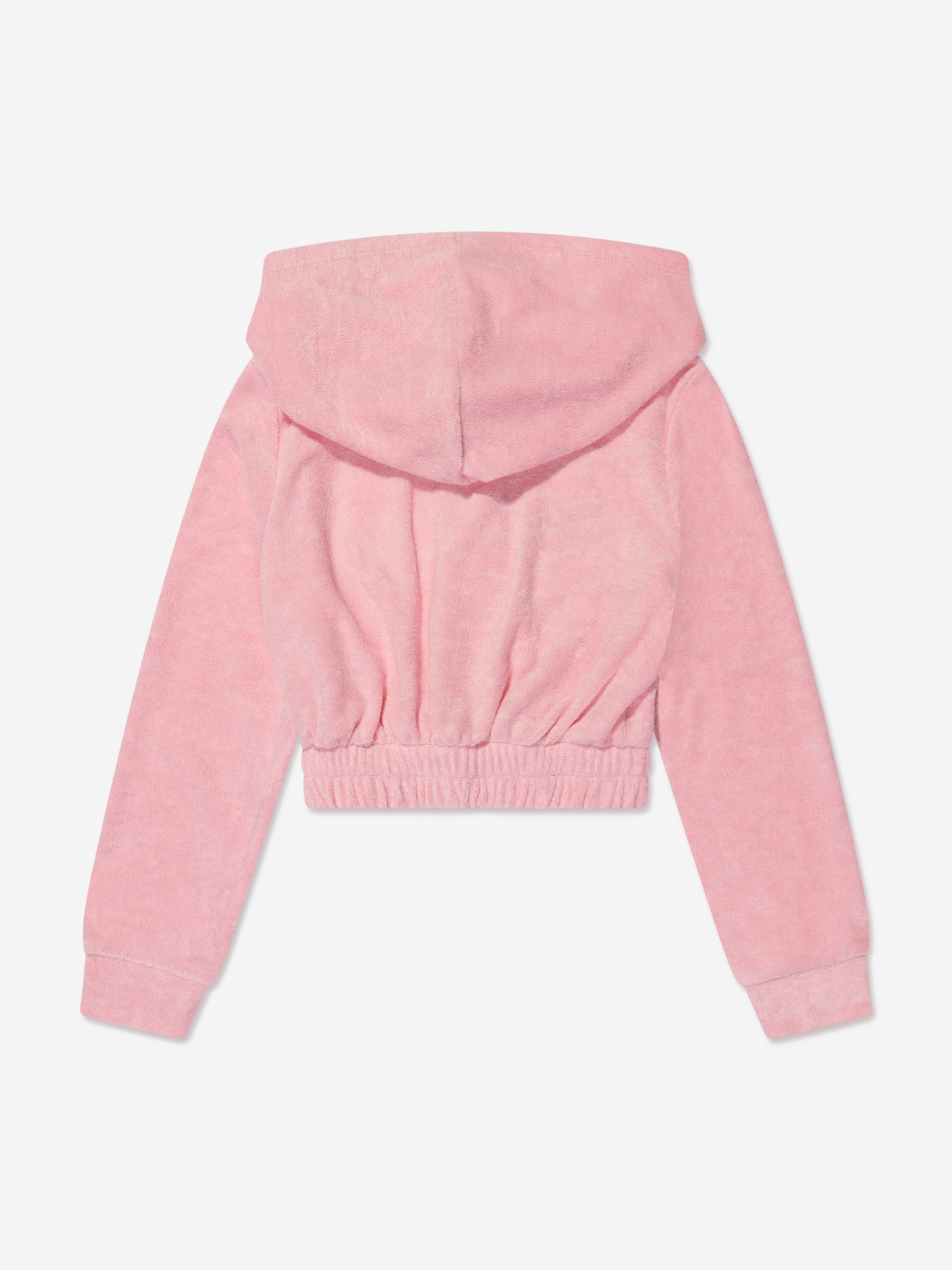 AY by AYLA Girls Towelling Hoodie in Pink | Childsplay Clothing