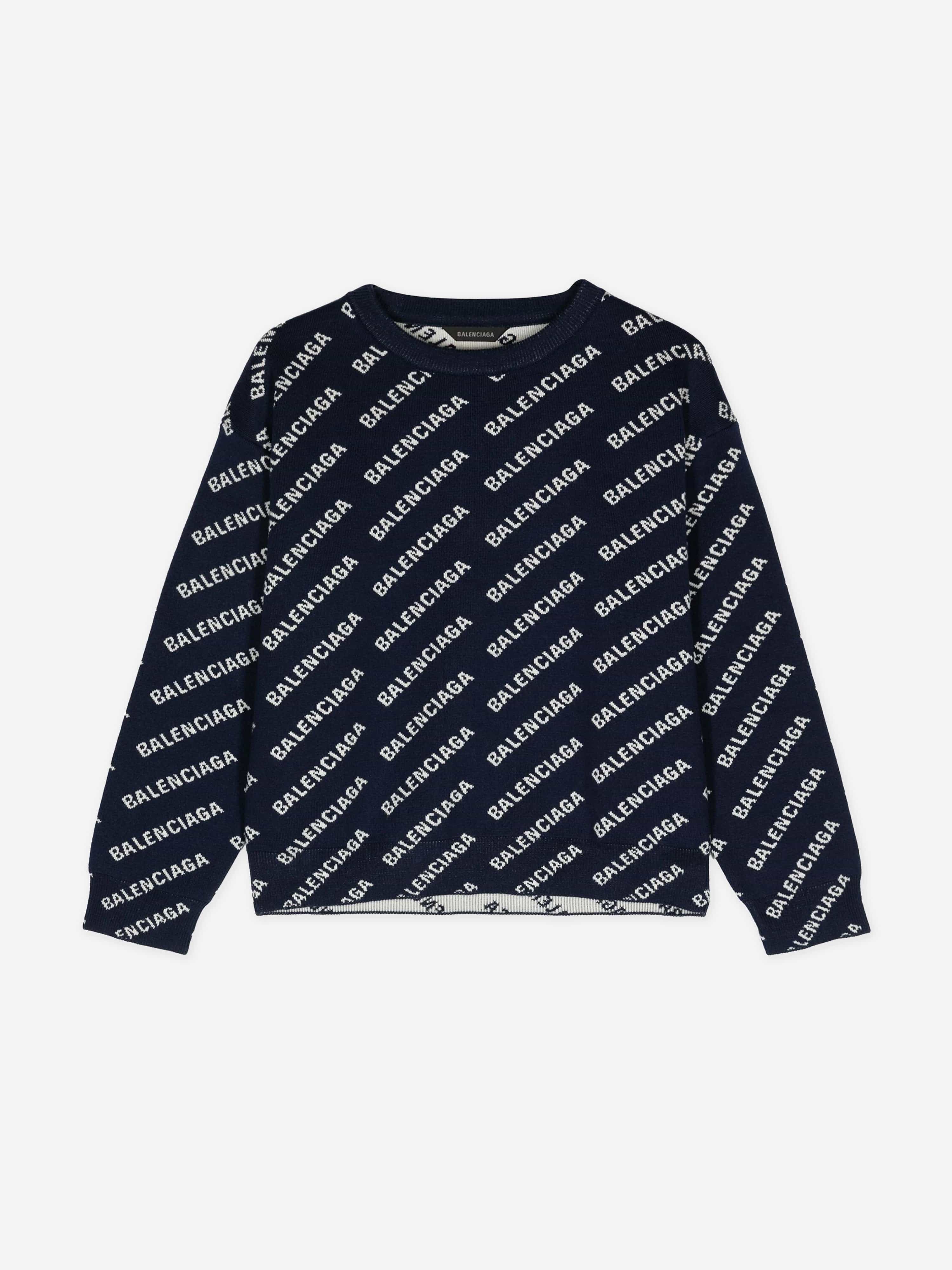 Sweater Balenciaga T Shirt Womens Navy Top Balenciaga Sweater