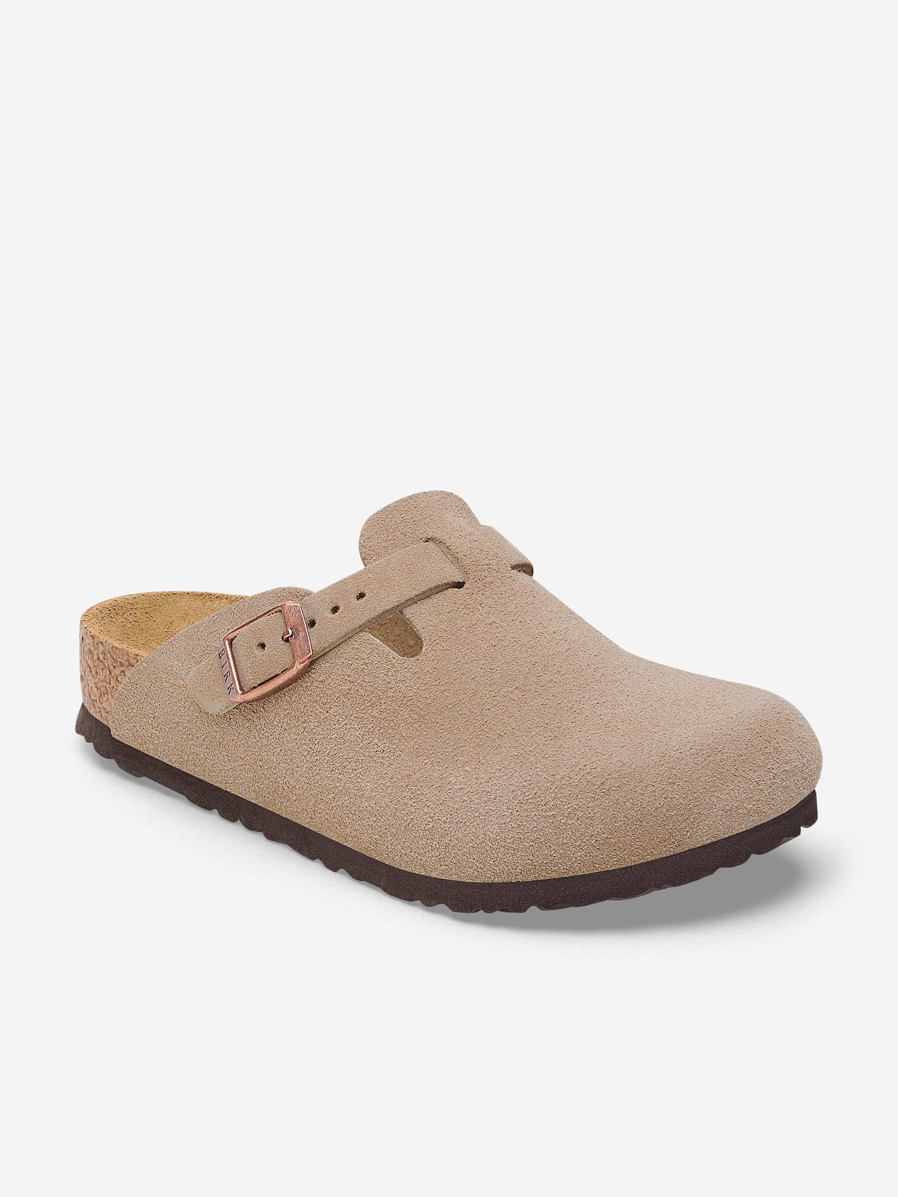 BIRKENSTOCK Kids Boston Clog Sandals in Beige | Childsplay Clothing
