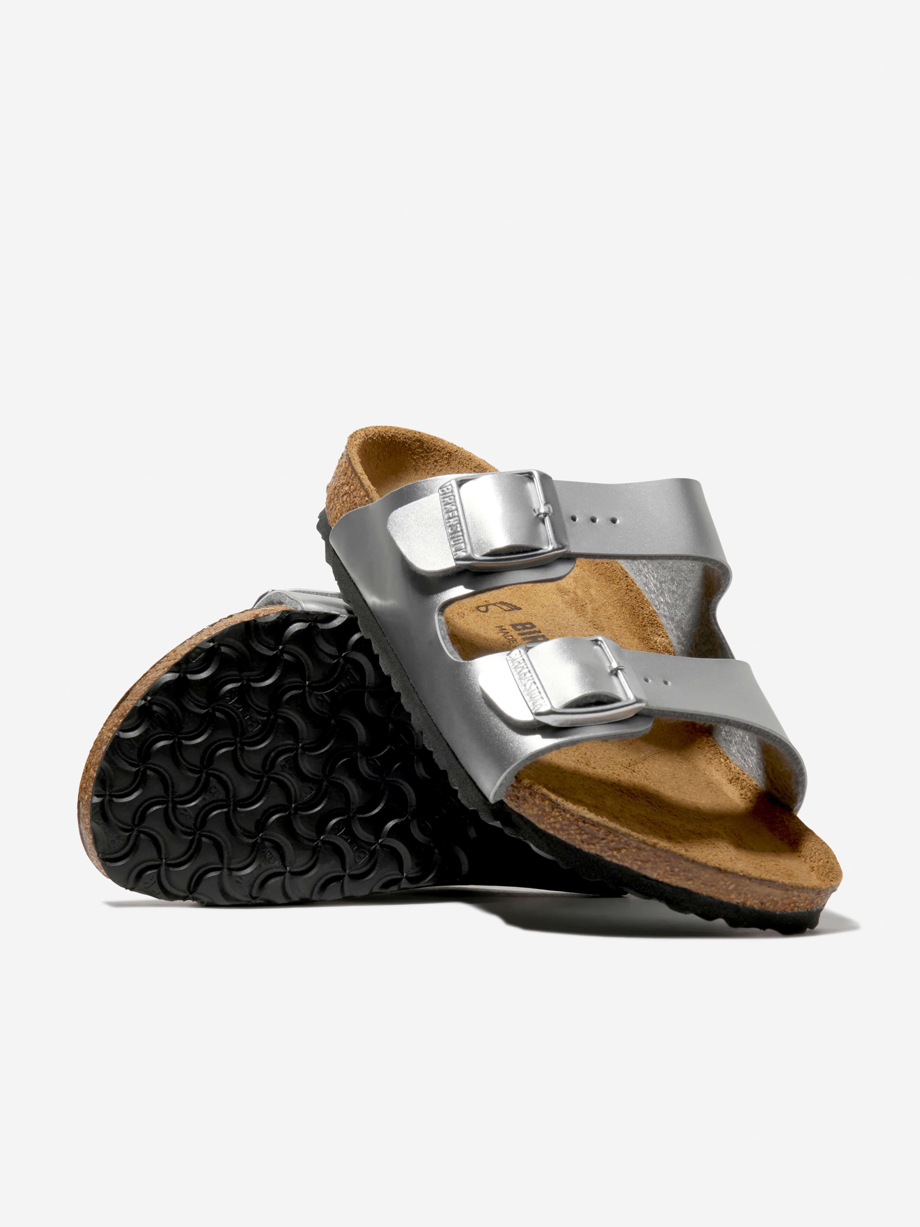 ゆきぽん Amazon.com: Birkenstock 1023923340 Arizona Gg Silver N 40