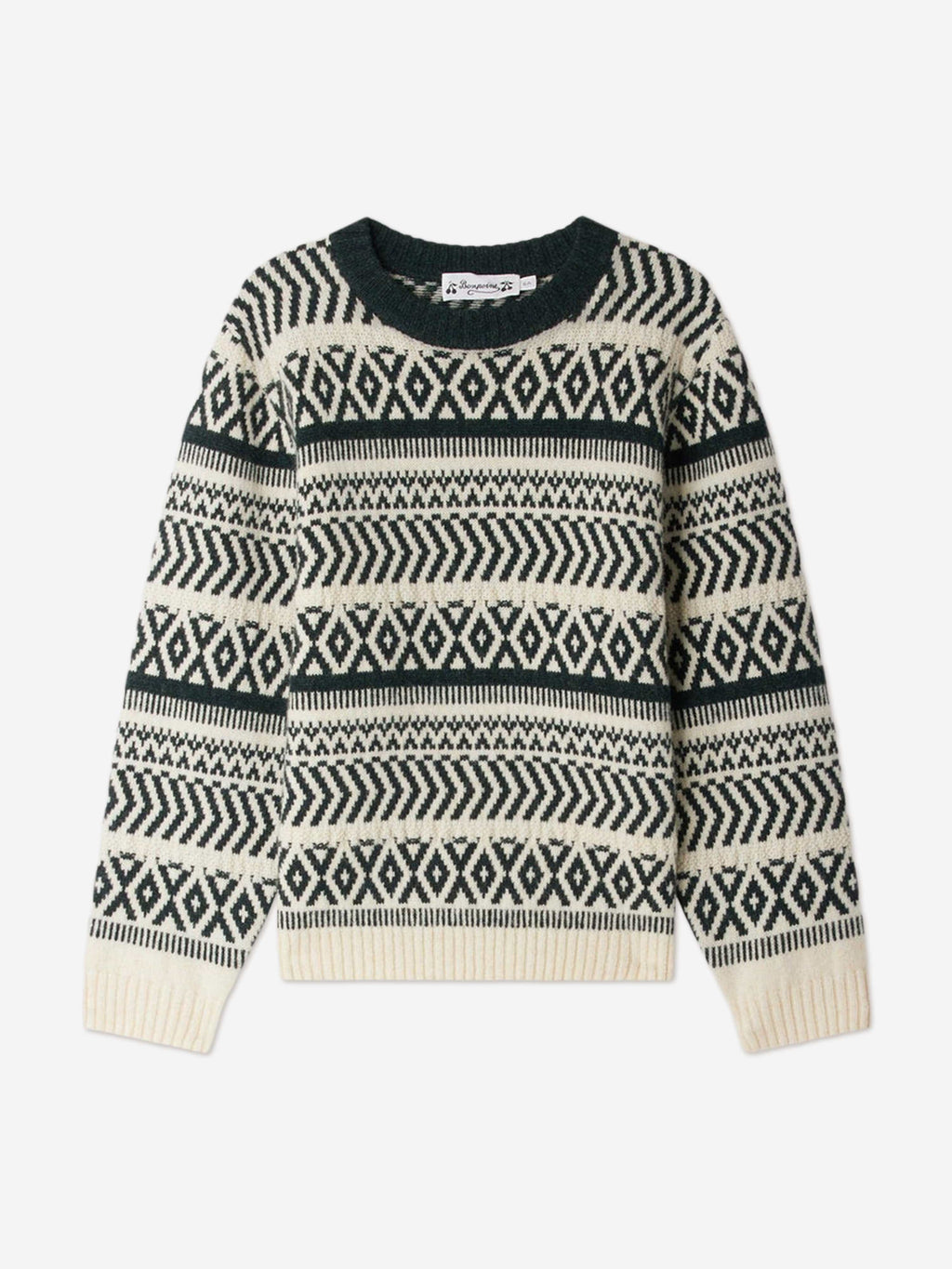 Bonpoint Boys Jasiel Wool Knit Jumper in Ivory