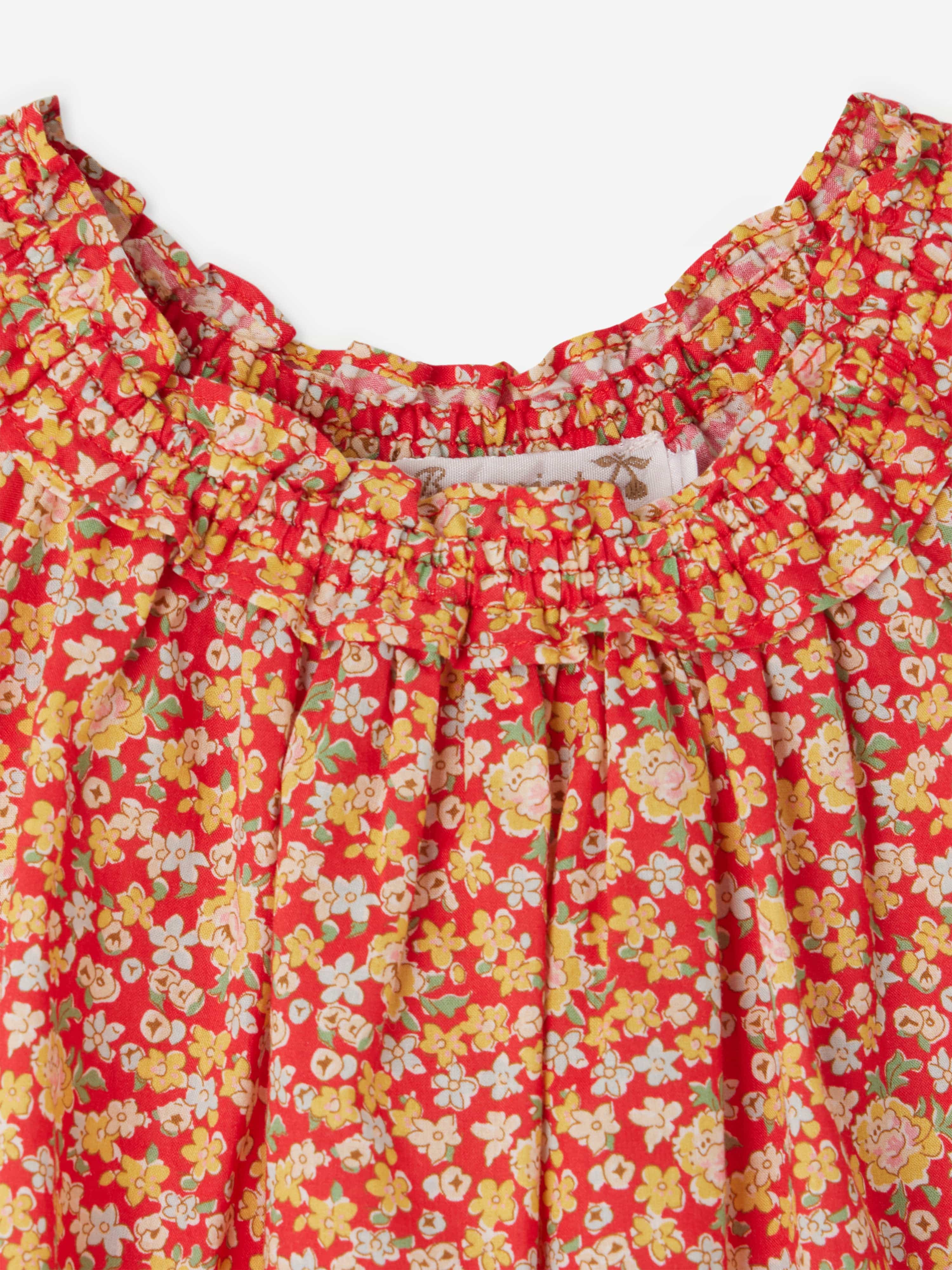 Bonpoint Baby Red Goldina Dress