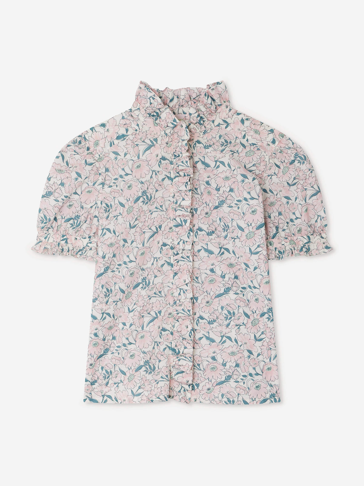 Bonpoint Girls Floral Cindy Blouse in Pink | Childsplay Clothing