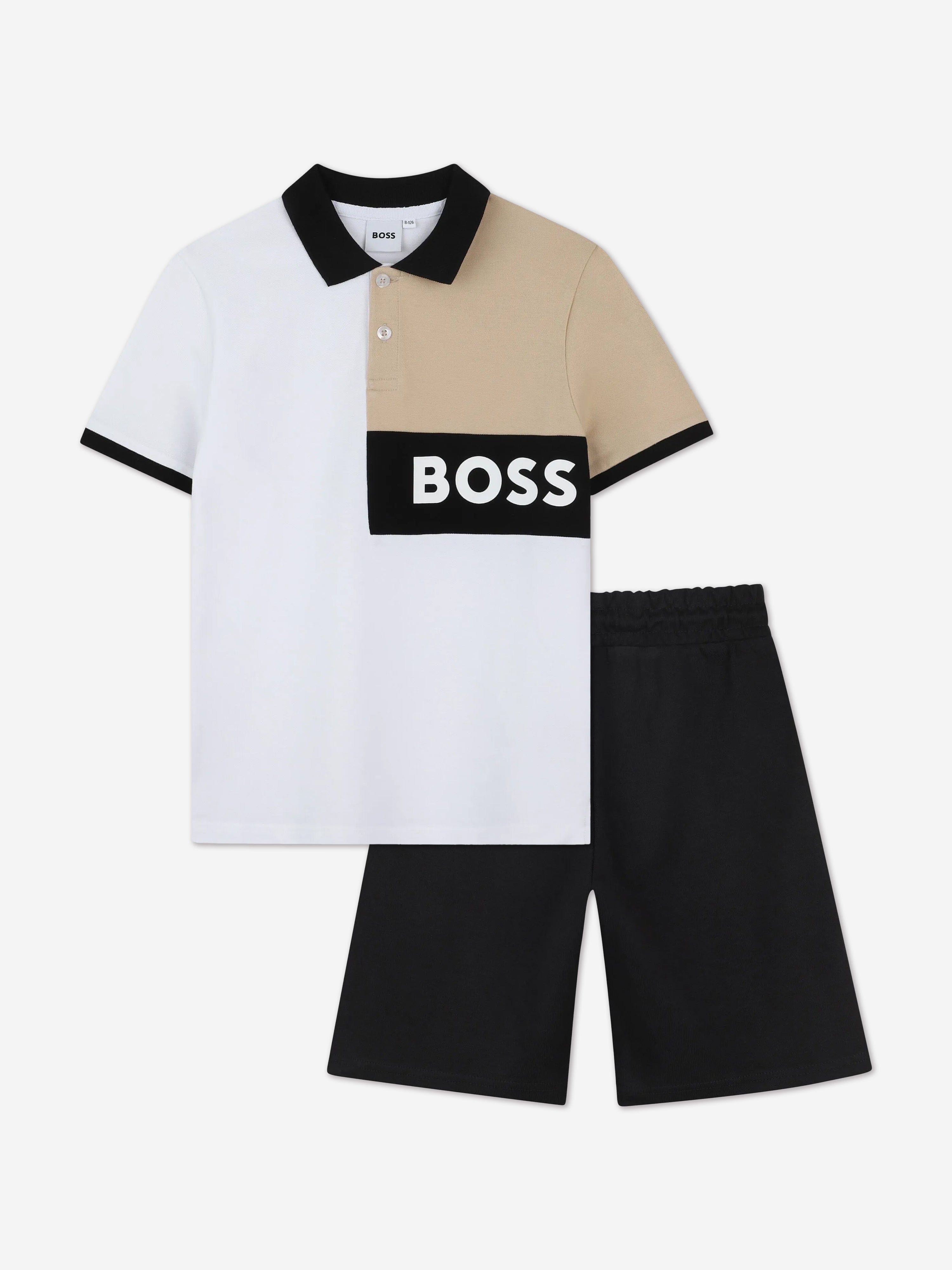 Childsplay Clothing Baby Boy Hugo Boss Top BOSS BOSS Boys Short