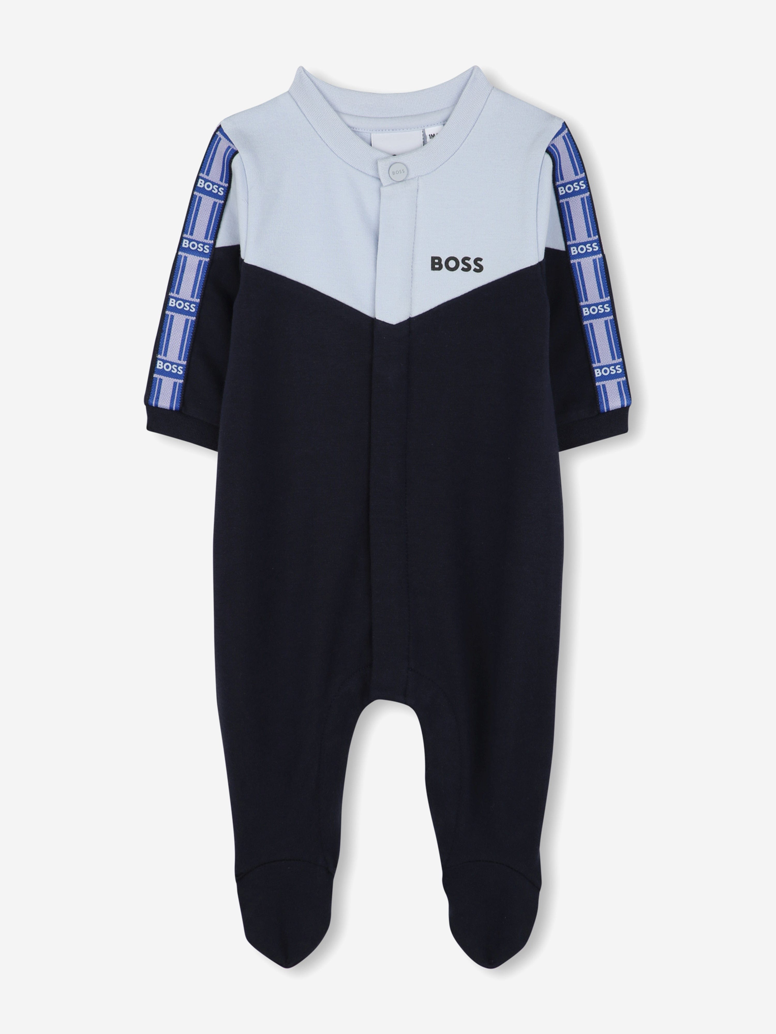 BOSS Baby Boys Babygrow Set in Navy | Childsplay Clothing