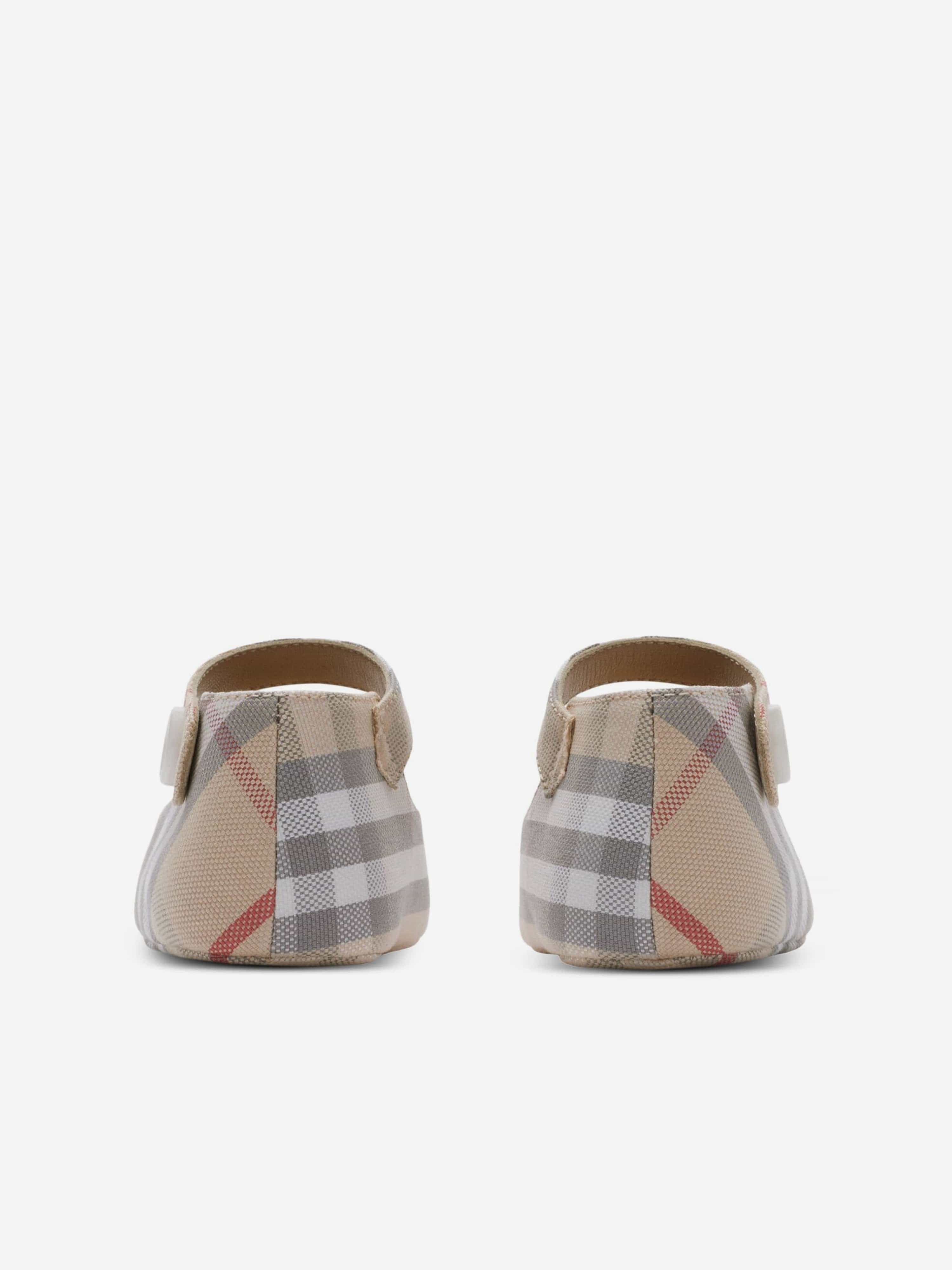Burberry Baby Girls Taylor Pre-Walker Shoes in Beige | Childsplay