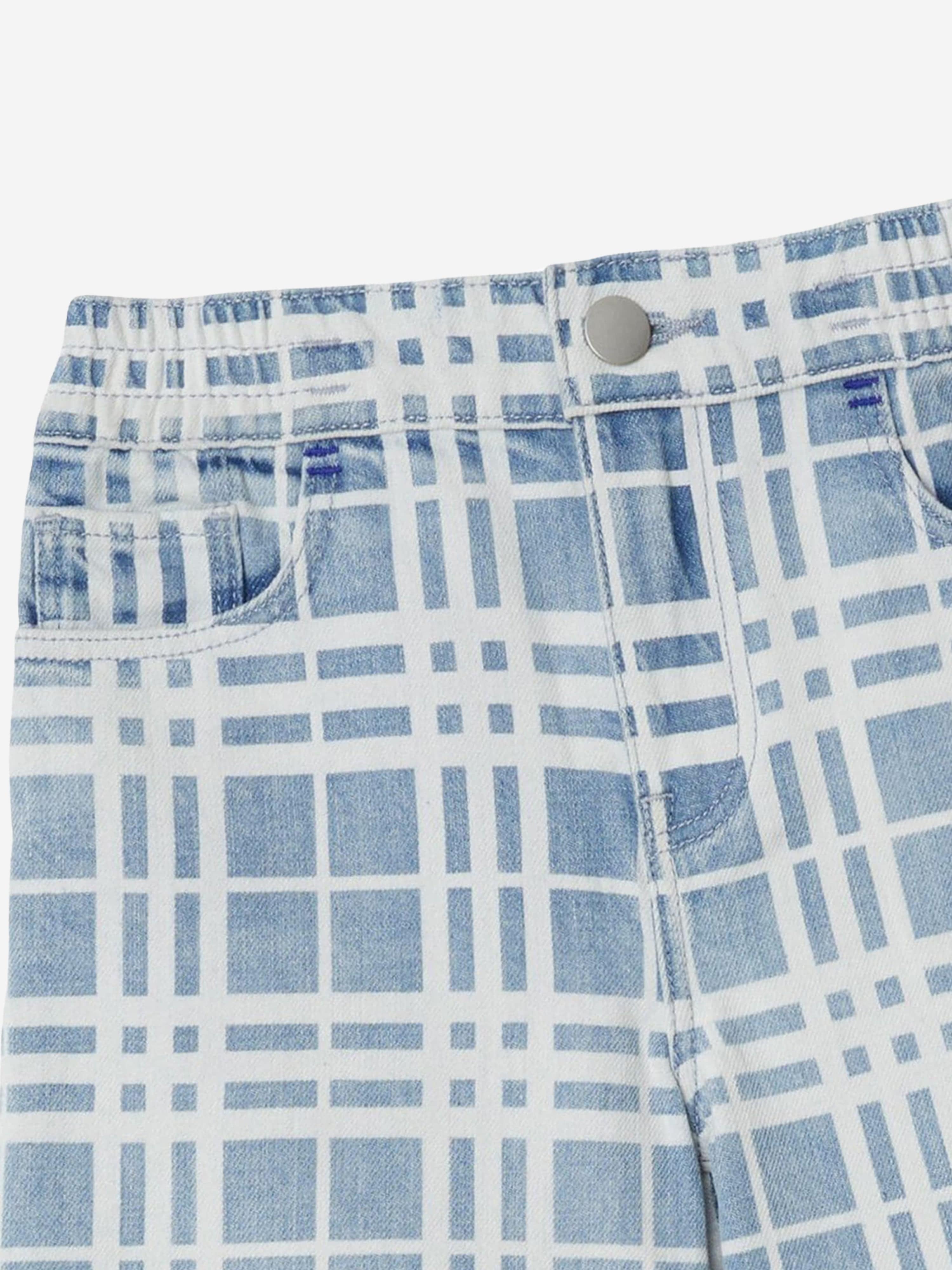 Burberry Boys Check Castel Shorts in Blue | Childsplay Clothing