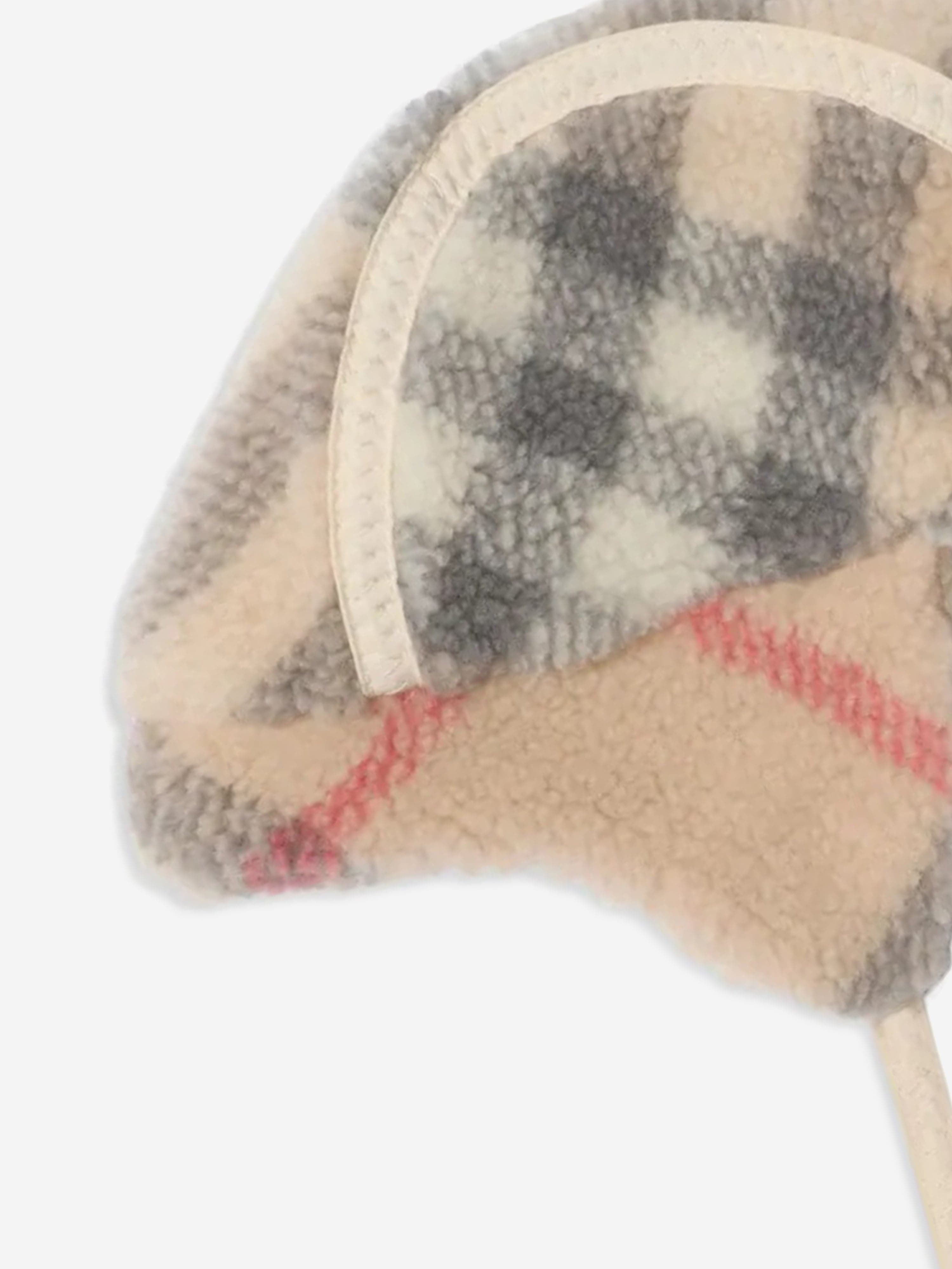Burberry Baby Turner Check Hat in Beige | Childsplay Clothing