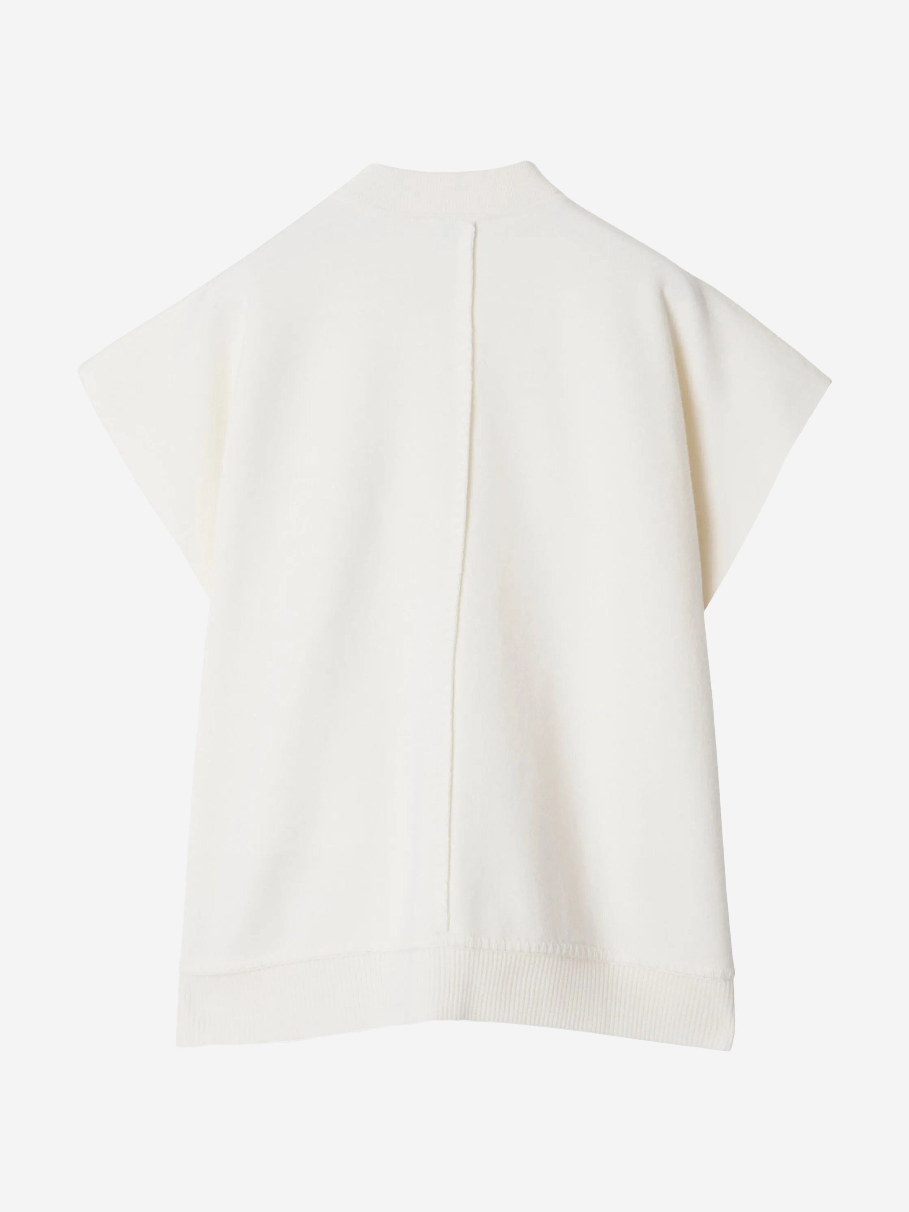Burberry Girls Wool EKD Cape in Ivory | Childsplay Clothing