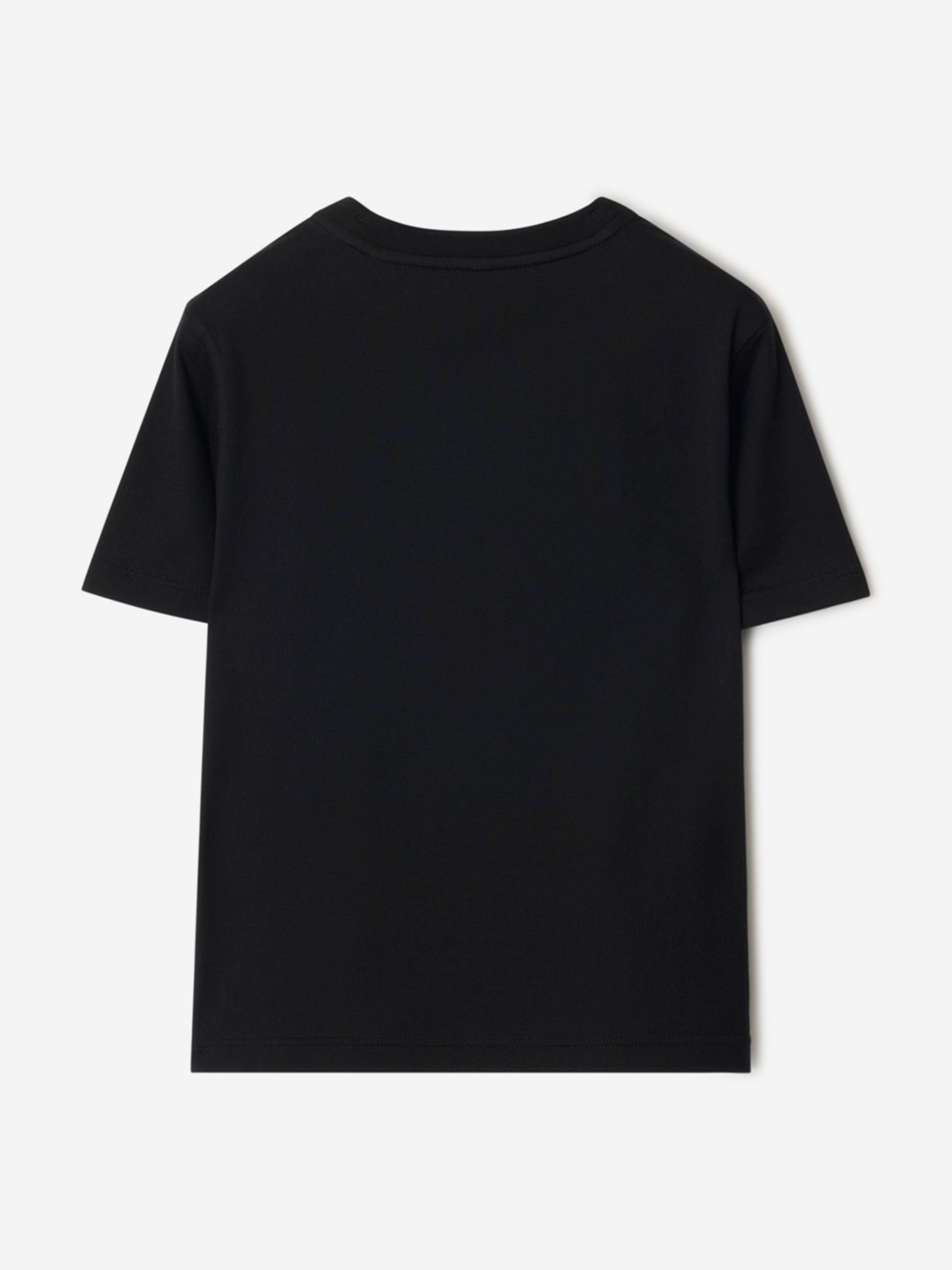 Burberry Boys Cedar Check EKD T-Shirt in Black | Childsplay Clothing