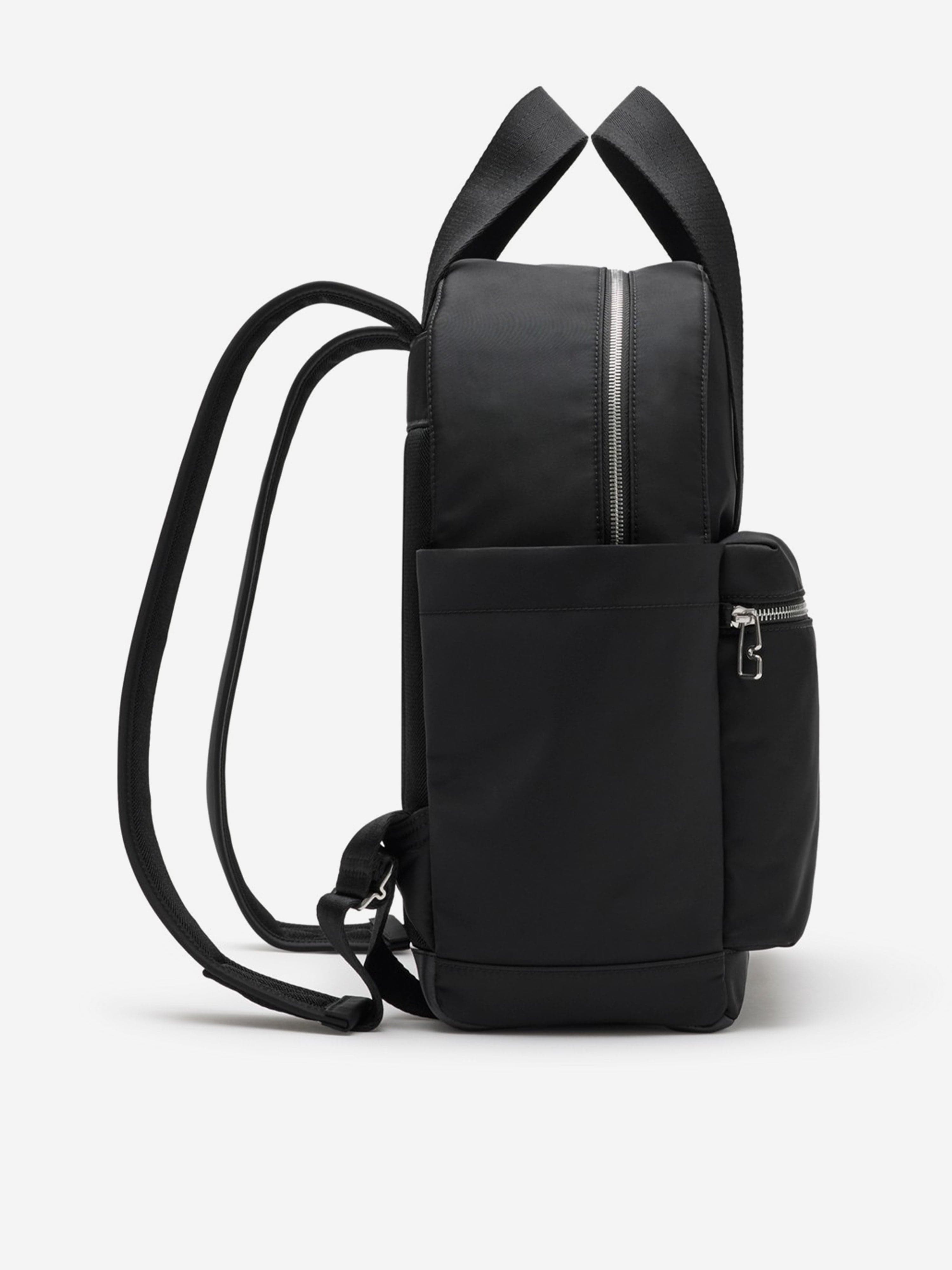 Burberry Baby EKD Check Logo Changing Backpack in Black (40cm