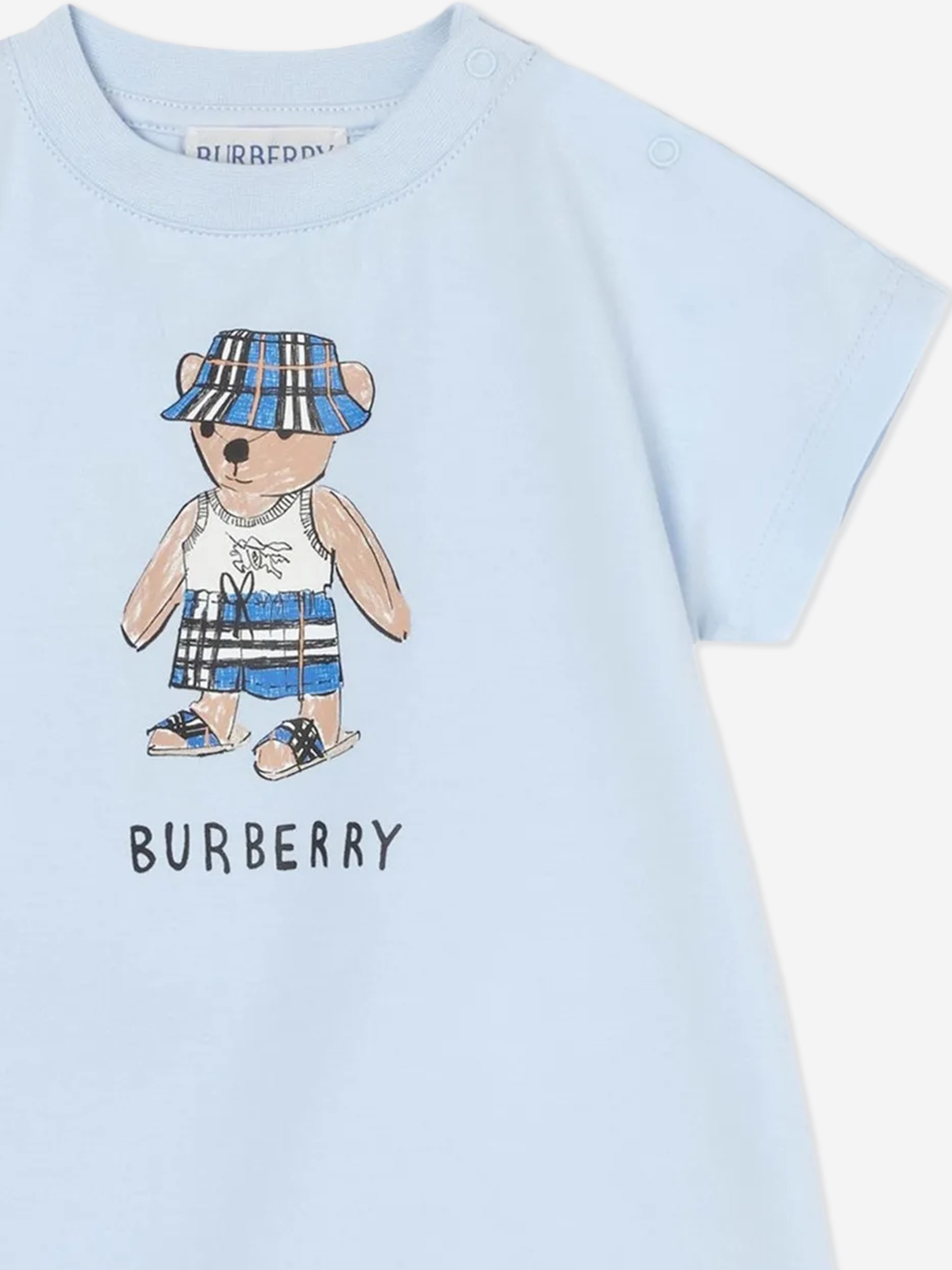 Burberry Boys Boys Jensen Teddy Surf Romper in Blue | Childsplay