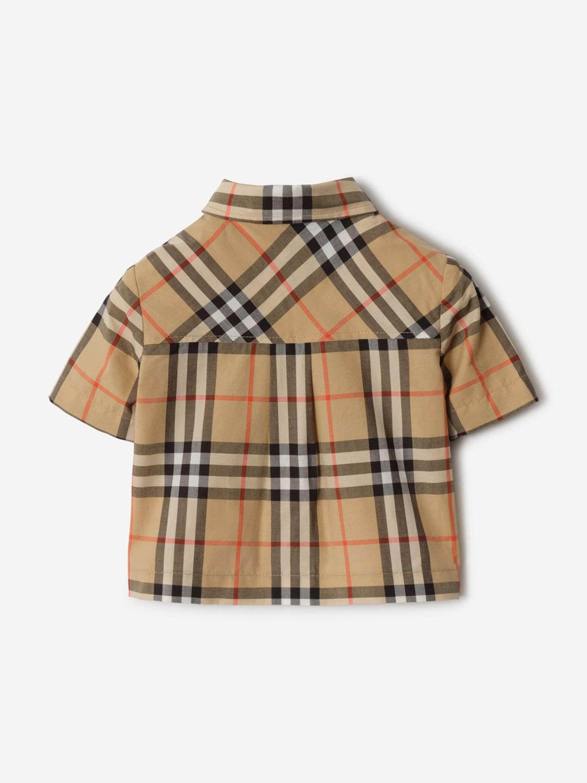 Burberry Baby Boys Carey Check Short Set in Beige | Childsplay 