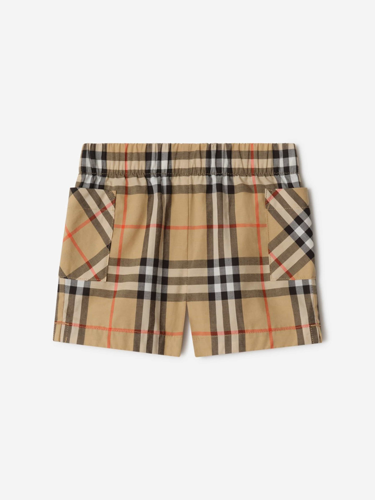 Burberry Baby Boys Carey Check Short Set in Beige | Childsplay 