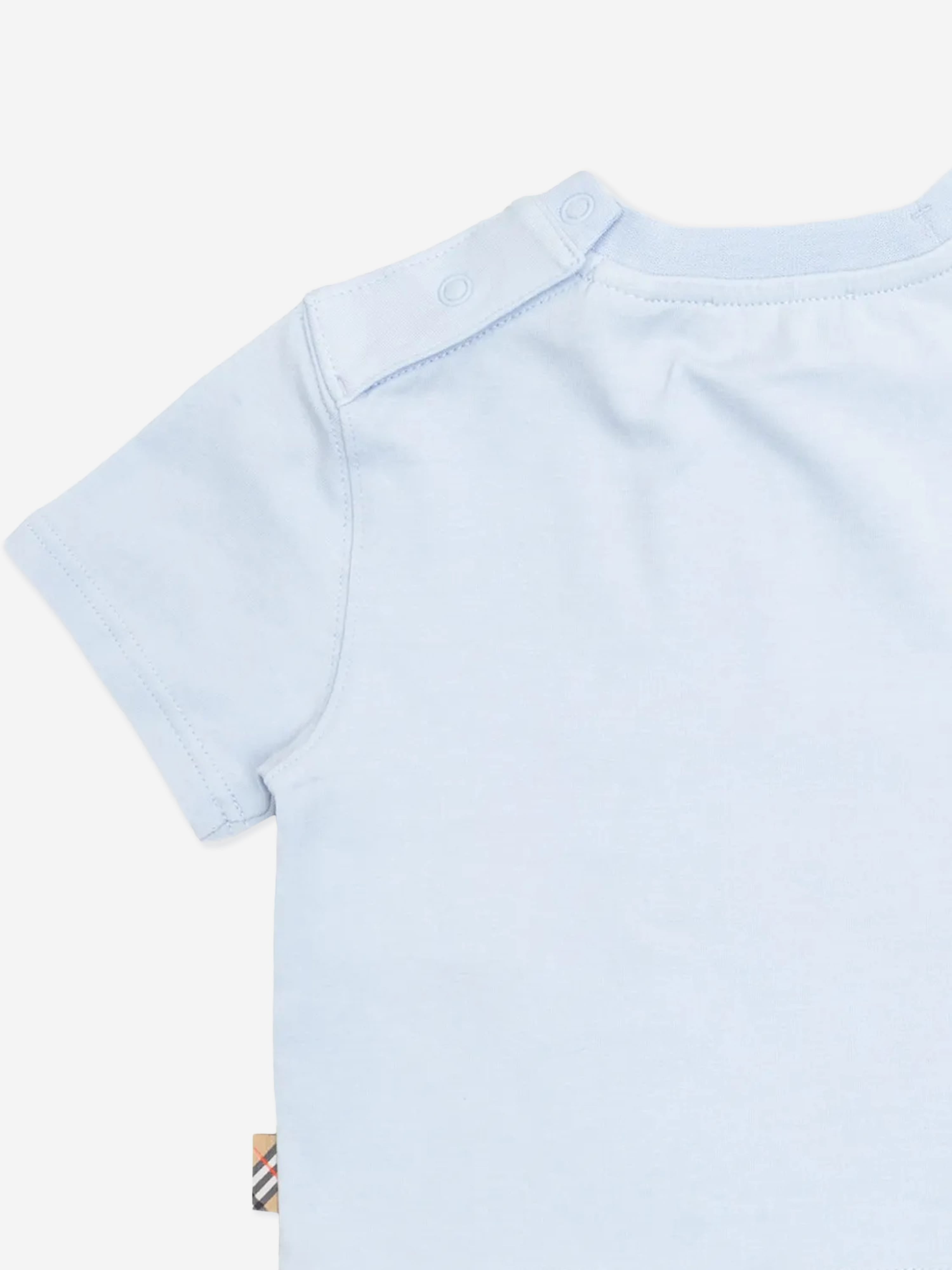 Burberry Baby Boys Mini Cedar Stamp EKD T-Shirt in Blue