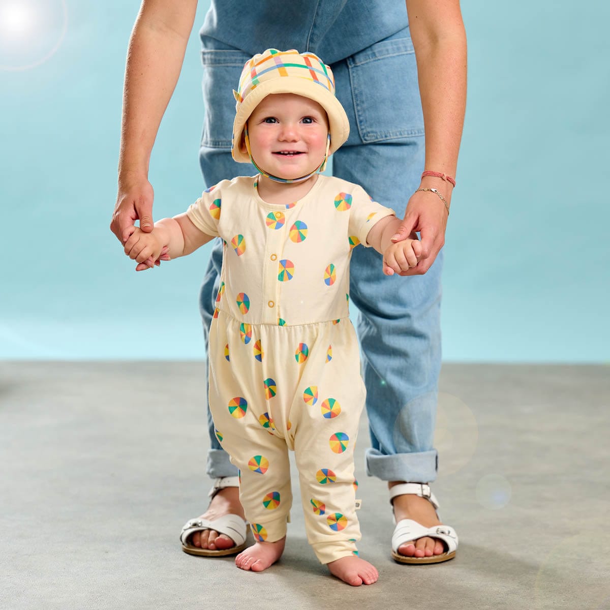 The Bonnie Mob The Bonnie Mob Baby Girls Cabin Parasol Jumpsuit in