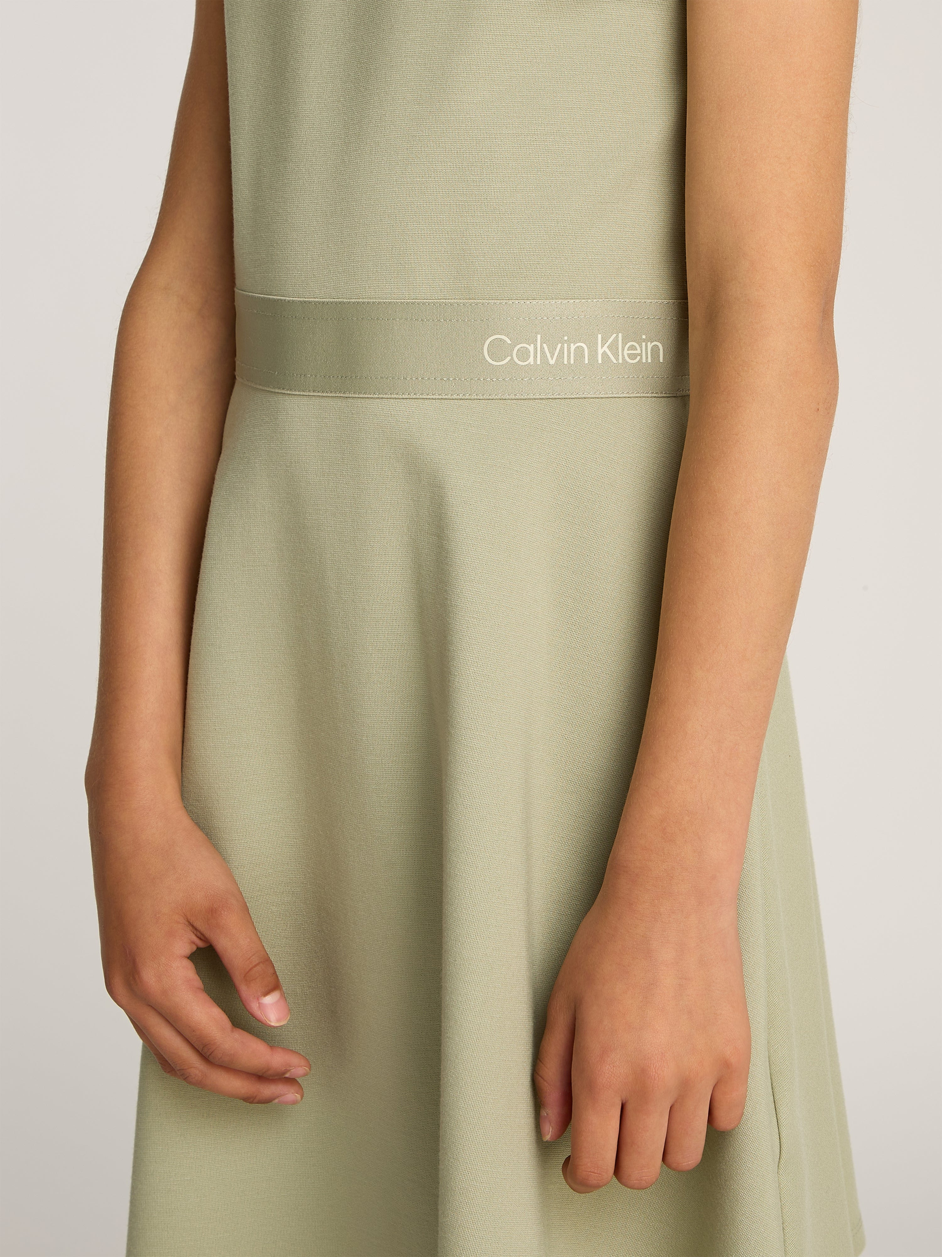 slim fit dress slacks Dress Party Long By Calvin Klein In Green, Size: 18