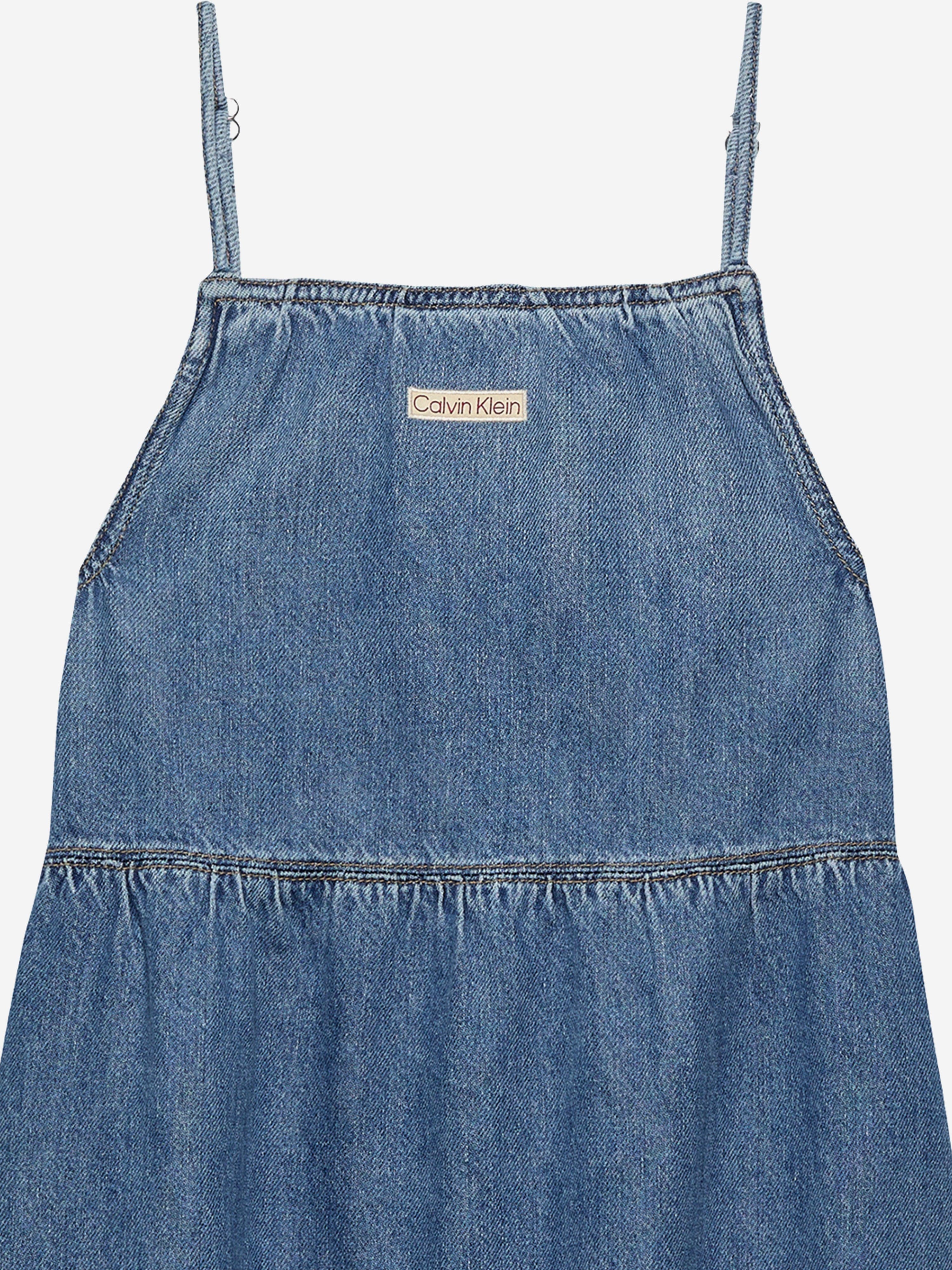 Calvin Klein Girls Denim Dress in Blue 12 Yrs Calvin Klein Girls Denim Dress in Blue 12 Yrs