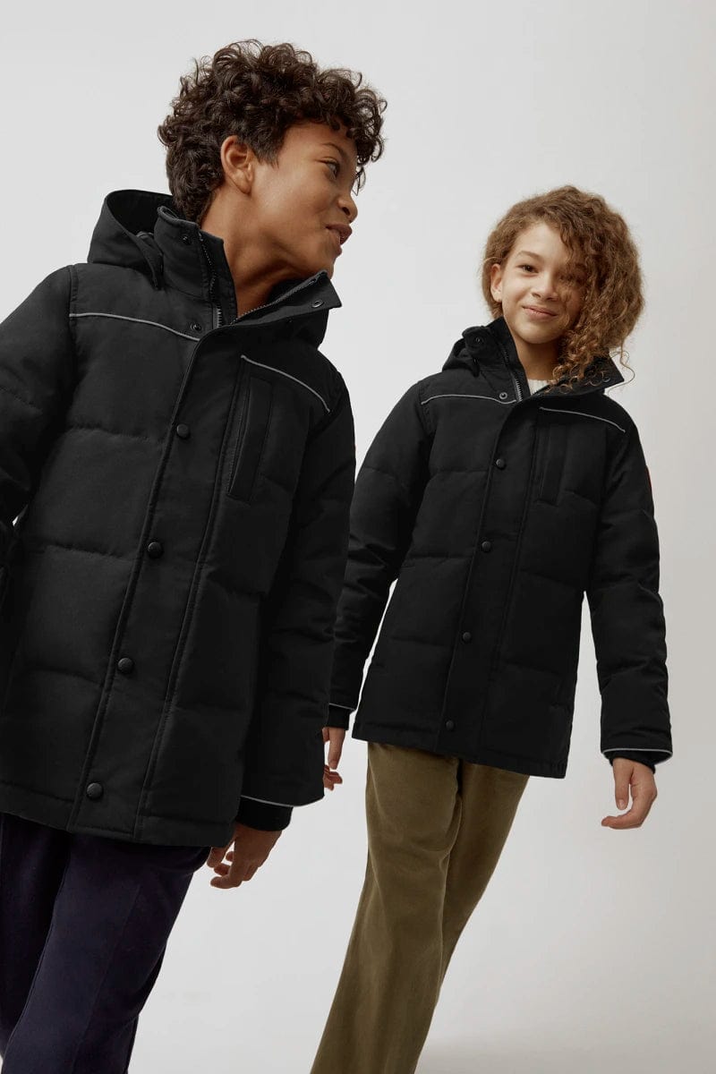 Canada Goose Kids Eakin Down Parka Xs 6 Yrs Black